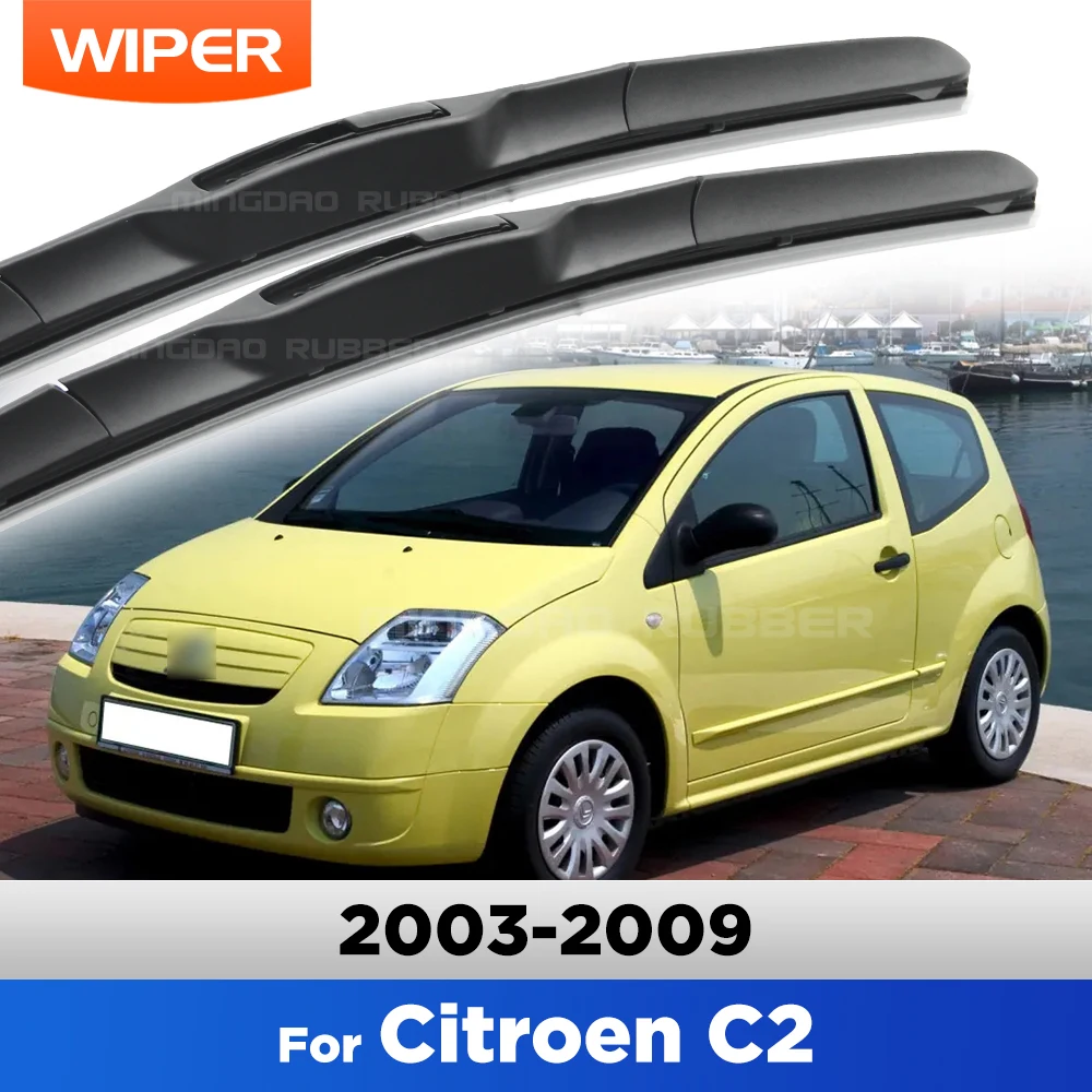 CREATROAD Front Wiper Blades For Citroen C2 2003-2009 2004 2005 2006 2007 2008 Windshield Wiper Windscreen Window Brush 24"+18"
CREATROAD Front Wiper Blades For Citroen C2 2003-2009 2004 2005 2006 2007 2008 Windshield Wiper Windscreen Window Brush 24"+18"