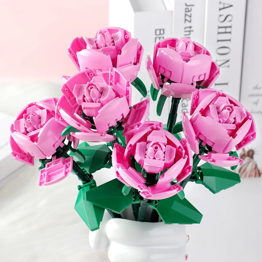 New DIY DIY Bricks Roses Flower Puzzle Model Flower Building Blocks Children Gift Kits Toys Bricks Toys
New DIY DIY Bricks Roses Flower Puzzle Model Flower Building Blocks Children Gift Kits Toys Bricks Toys