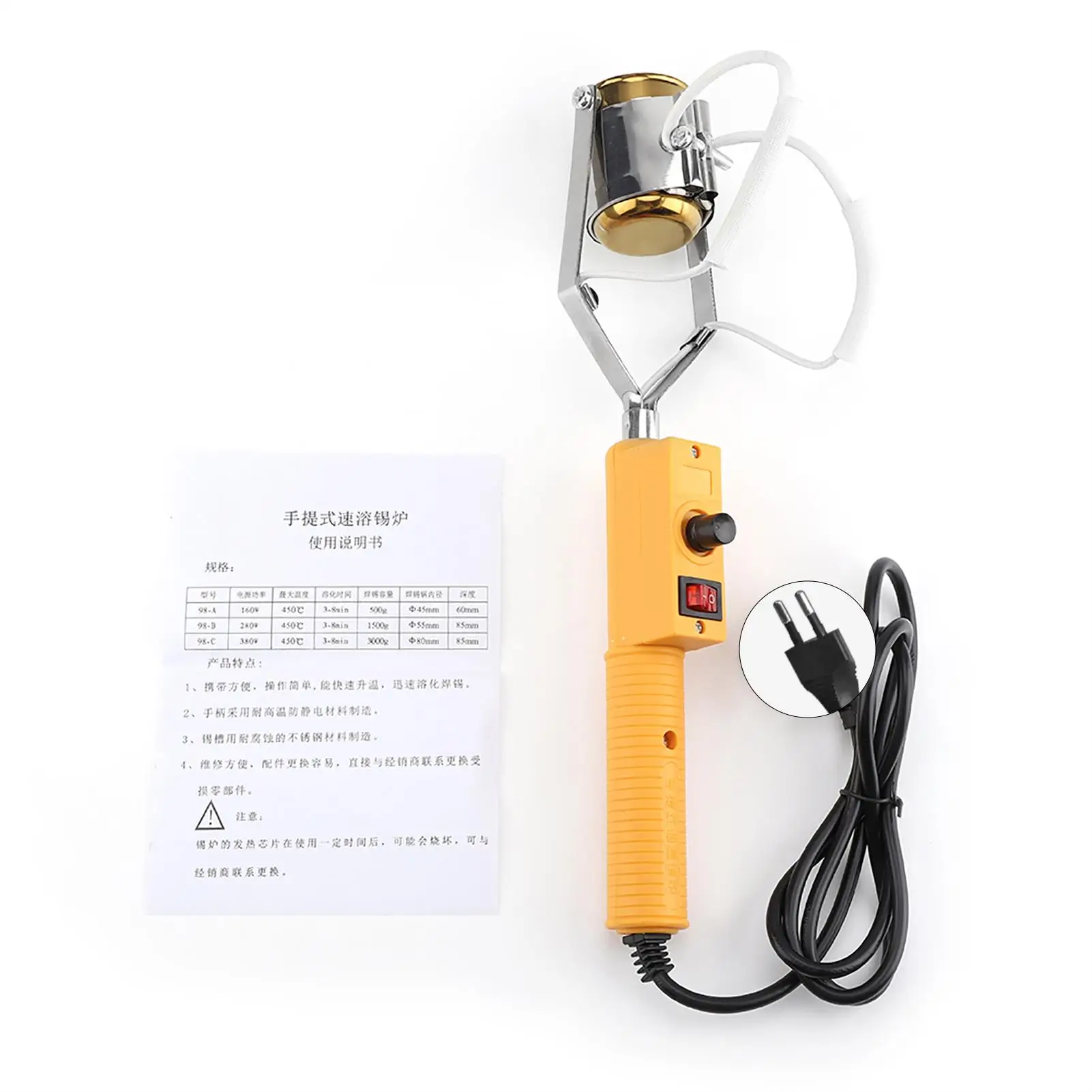 180W 280W Electric Portable Solder Pot with Temperature Control for Tin Melting Soldering Iron
180W 280W Electric Portable Solder Pot with Temperature Control for Tin Melting Soldering Iron