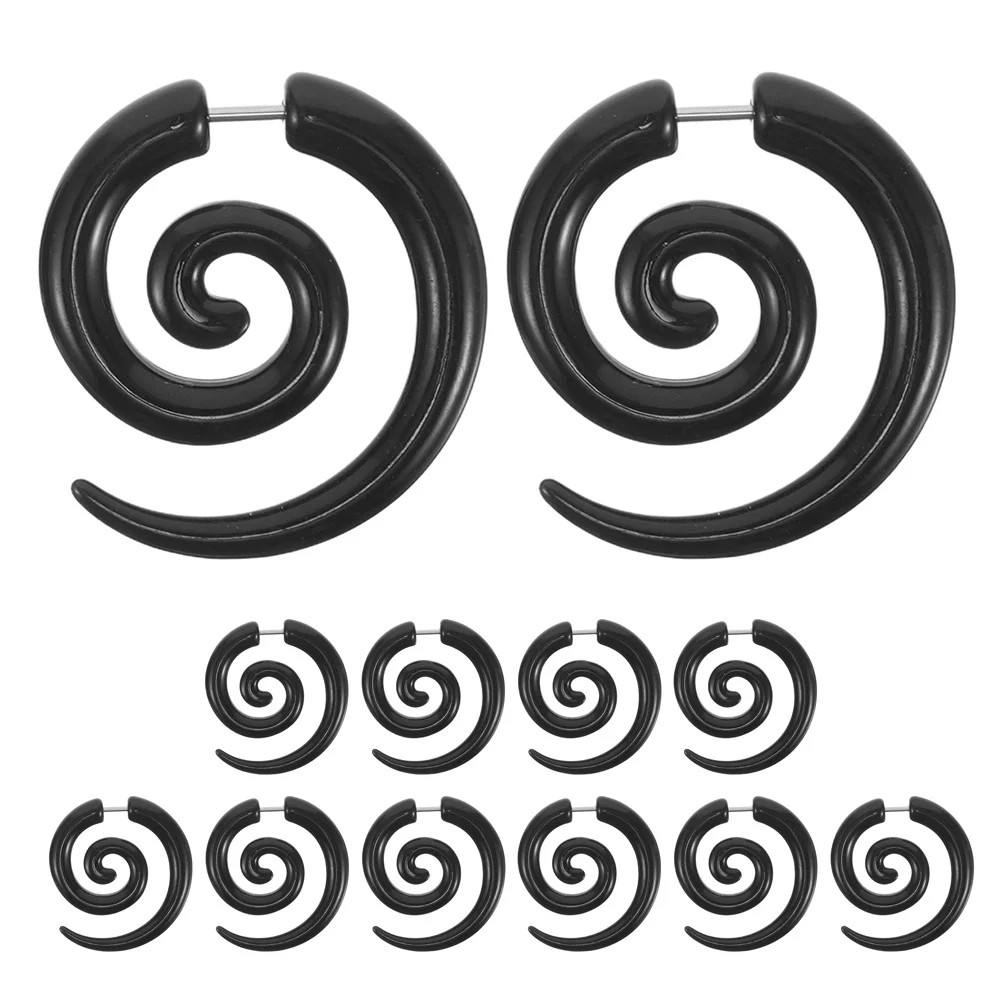 6Pairs Snail Spiral Earrings Stainless Steel Asymmetric Wing Studs Unique Design Party Wear Accessories Spiral Earrings
6Pairs Snail Spiral Earrings Stainless Steel Asymmetric Wing Studs Unique Design Party Wear Accessories Spiral Earrings