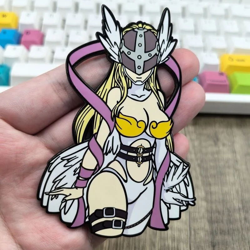 Digimon Angewomon metal badge cartoon anime peripheral character keychain cute brooch backpack pendant decoration toy gift
Digimon Angewomon metal badge cartoon anime peripheral character keychain cute brooch backpack pendant decoration toy gift