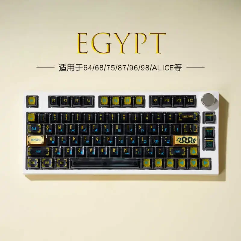 Egyptian original high PC light transmission new personalized keycap mechanical keyboard custom cap keycap
Egyptian original high PC light transmission new personalized keycap mechanical keyboard custom cap keycap