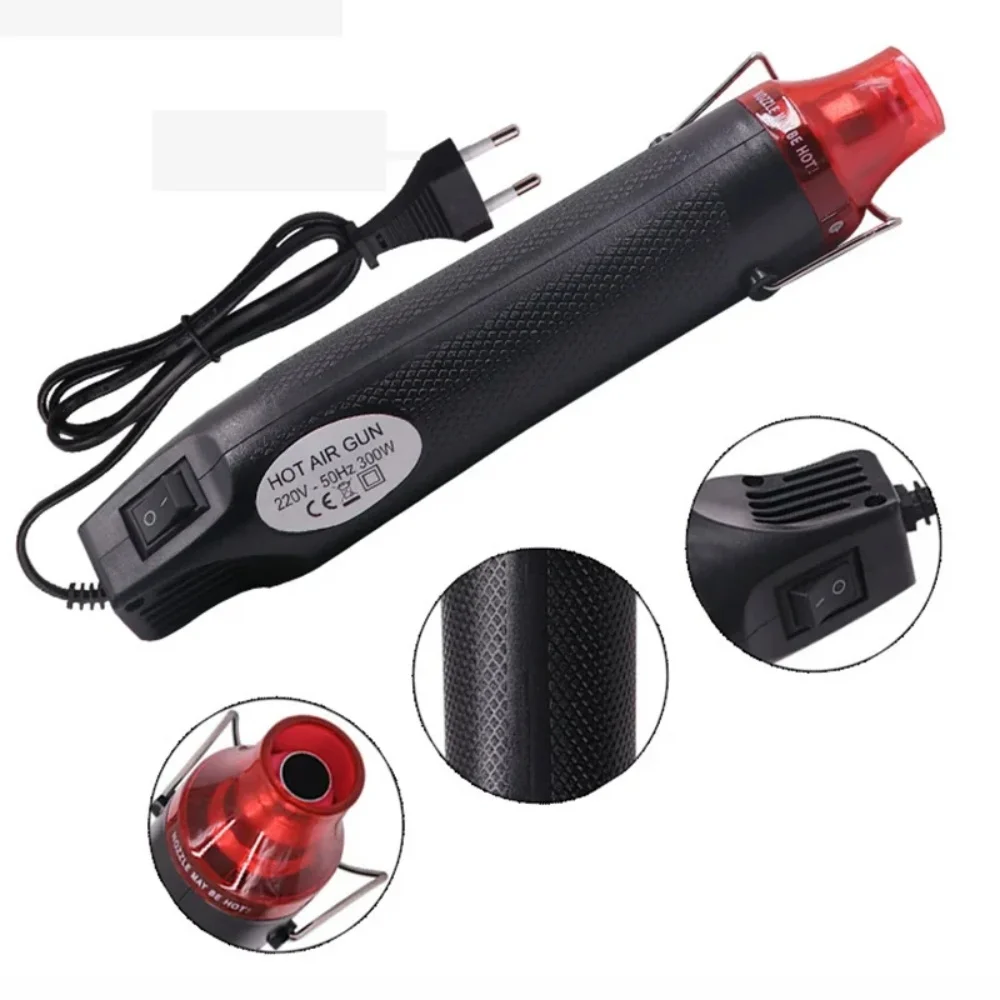 Handheld Hot Air Gun Mini Soldering Temperature Crafts Blower EU/US Heat Electric Power Tool for DIY Shrink Tubing Wire Repair
Handheld Hot Air Gun Mini Soldering Temperature Crafts Blower EU/US Heat Electric Power Tool for DIY Shrink Tubing Wire Repair