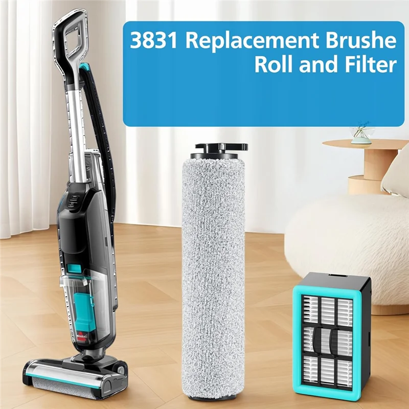 Classy-3831 Vacuum Cleaner Brush Roll+ Filter Replacement Parts For Bissell Crosswave HF2/3845N/3831 Floor Scrubber
Classy-3831 Vacuum Cleaner Brush Roll+ Filter Replacement Parts For Bissell Crosswave HF2/3845N/3831 Floor Scrubber