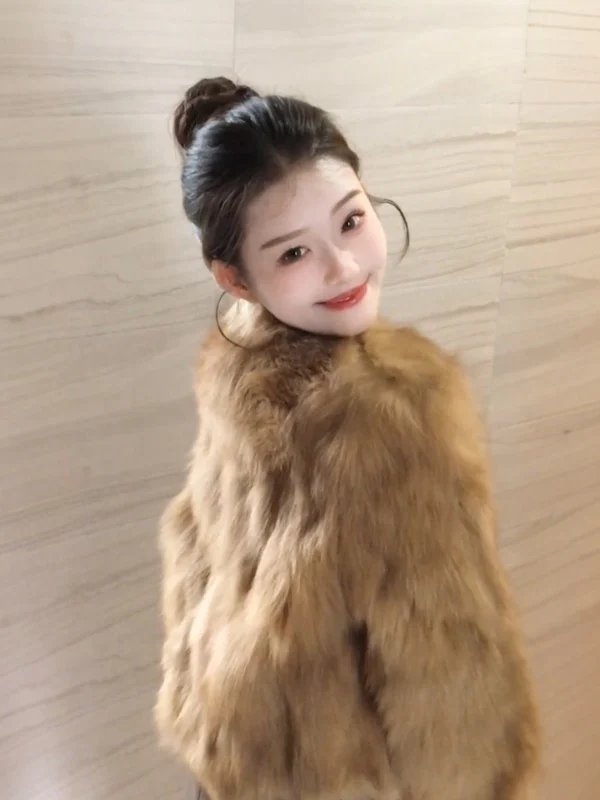 Retro Faionable Fur Coat Loose Ele Sle Cute Small Size Trendy Winter Outerwear Whole Skin Youth Casual Comfortable Warm
Retro Faionable Fur Coat Loose Ele Sle Cute Small Size Trendy Winter Outerwear Whole Skin Youth Casual Comfortable Warm