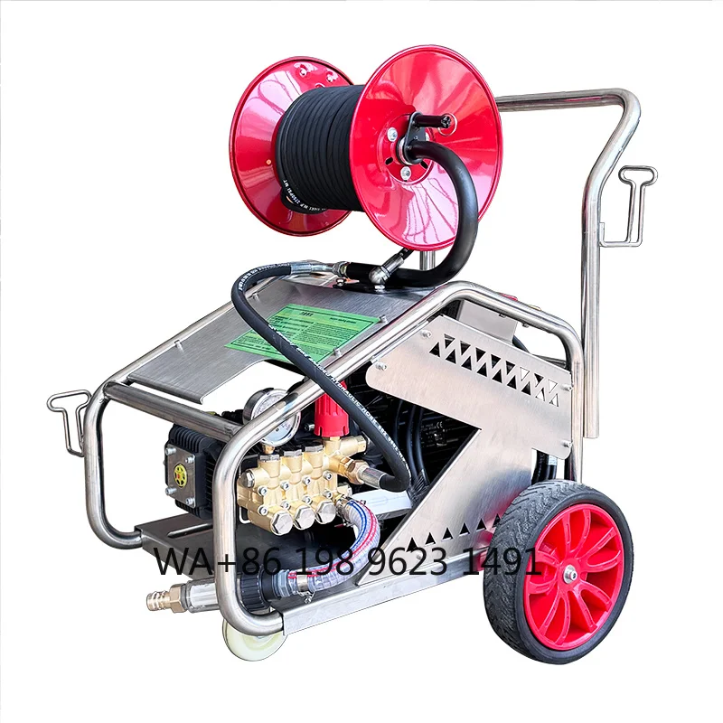 100Bar 3KW 220V Portable High Pressure Washer 20L/min Industrial Sewer Unblocking Cleaning Machine
100Bar 3KW 220V Portable High Pressure Washer 20L/min Industrial Sewer Unblocking Cleaning Machine