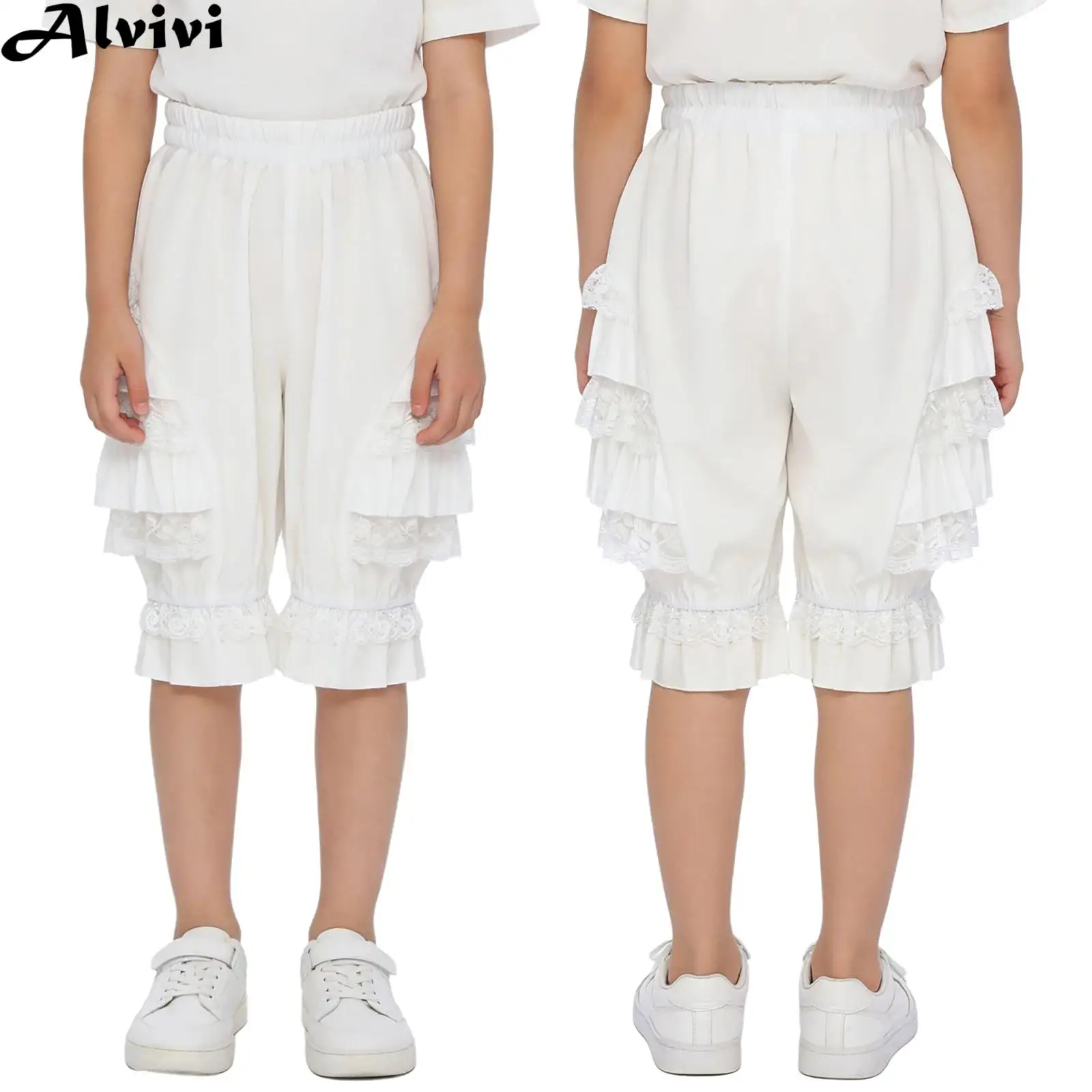 Детские шаровары в стиле Лолиты для девочек, нижнее платье в викторианском стиле, нижнее платье в стиле средневековый Ренессанс, стимпанк, винтажные кружевные брюки с рюшами и тыквой
Детские шаровары в стиле Лолиты для девочек, нижнее платье в викторианском стиле, нижнее платье в стиле средневековый Ренессанс, стимпанк, винтажные кружевные брюки с рюшами и тыквой