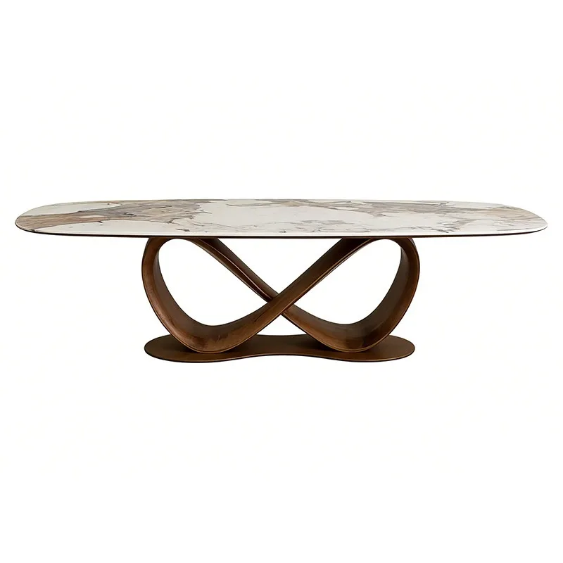 New Chinese marble dining table solid wood legs retro luxury dining table
New Chinese marble dining table solid wood legs retro luxury dining table