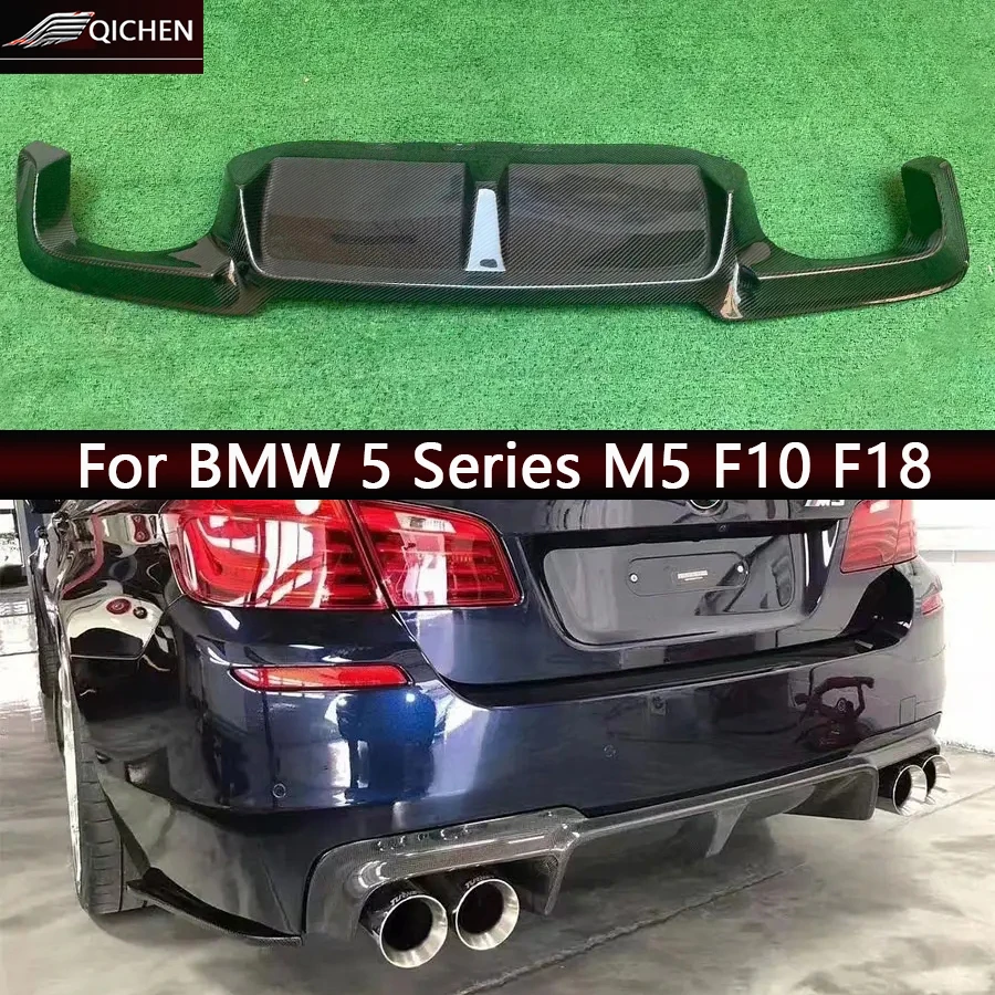 For BMW 5 Series M5 F10 F18 Carbon Fiber Back lip Car Rear Bumper Diffuser Splitters Spoiler 3D Style Car Accessories body kit
For BMW 5 Series M5 F10 F18 Carbon Fiber Back lip Car Rear Bumper Diffuser Splitters Spoiler 3D Style Car Accessories body kit
