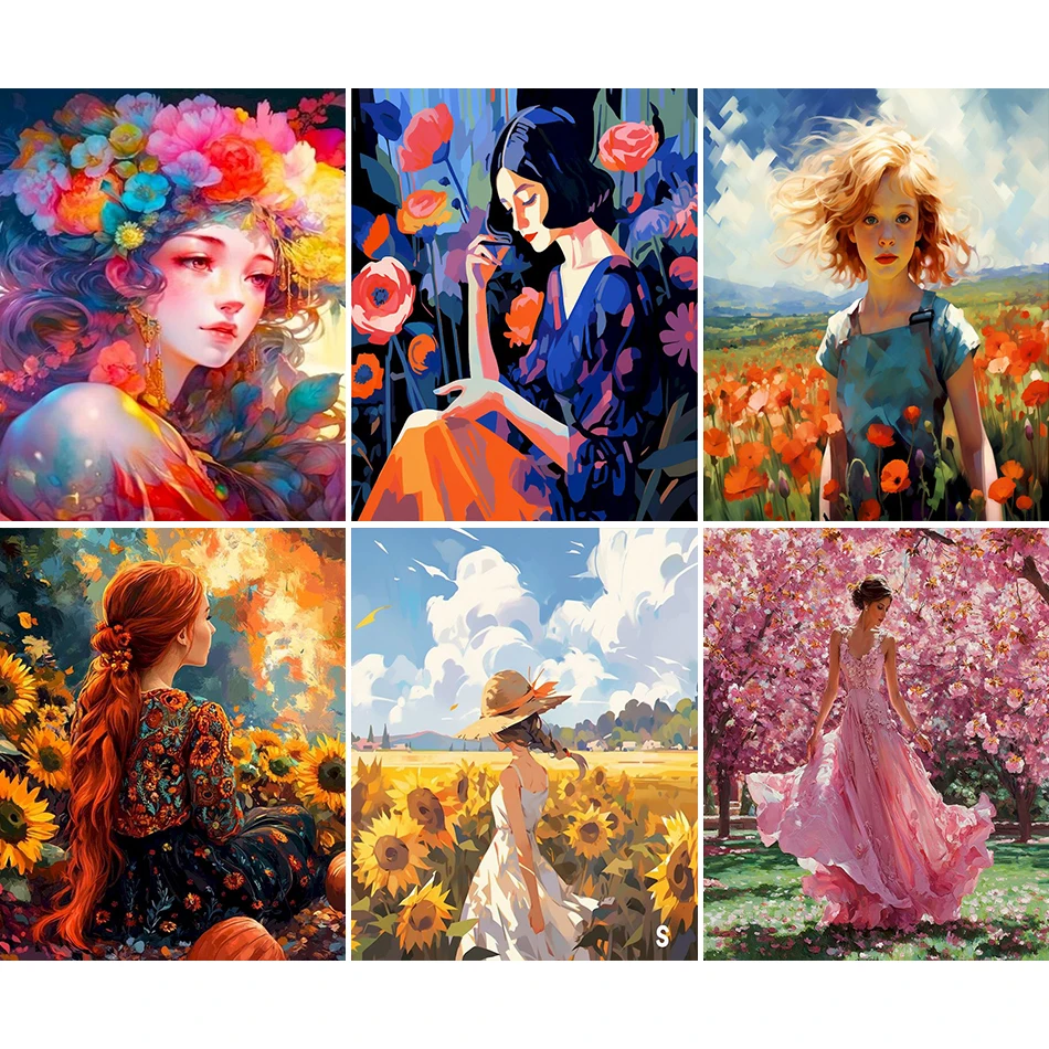 RUOPOTY Painting By Numbers Figure Flower Woman Art Supplies For Drawing Canvas Crafts Wall Art Original Gifts Handiwork Diy Set
RUOPOTY Painting By Numbers Figure Flower Woman Art Supplies For Drawing Canvas Crafts Wall Art Original Gifts Handiwork Diy Set