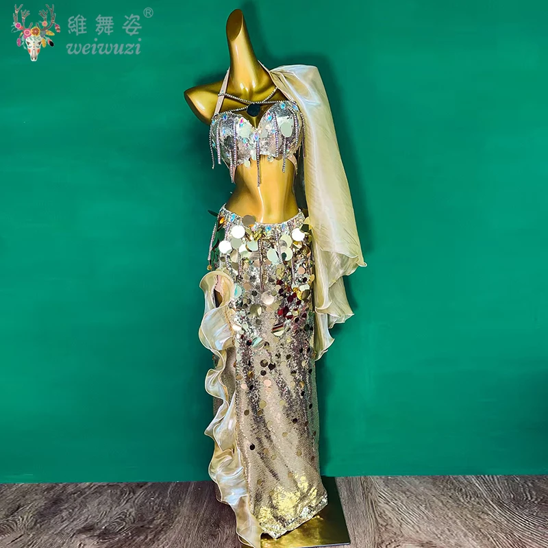 Belly Dancer Competition Outfit Customized Senior Tassel Bra+Advanced Sequin Long Skirt Oriental Performance Dancing Clothing
Belly Dancer Competition Outfit Customized Senior Tassel Bra+Advanced Sequin Long Skirt Oriental Performance Dancing Clothing