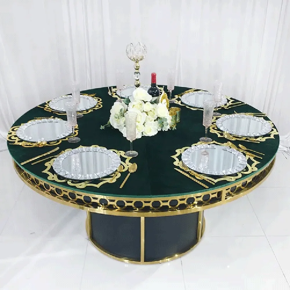 Furniture Mall wholesale hotel restaurane stainless steel metal dining modern wedding table
Furniture Mall wholesale hotel restaurane stainless steel metal dining modern wedding table