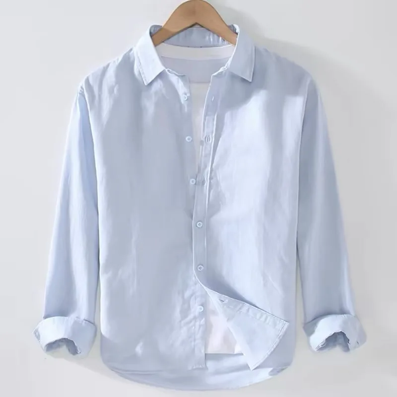 New 2025 Men's Business Casual Long Sleeve Cotton Linen Shirt Slim Fit Outdoor Sun Protection Thin Clothing Autumn Season
New 2025 Men's Business Casual Long Sleeve Cotton Linen Shirt Slim Fit Outdoor Sun Protection Thin Clothing Autumn Season