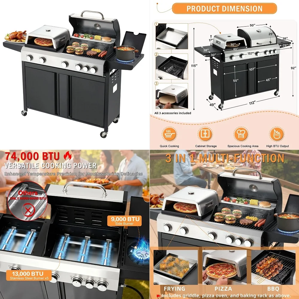 Portable Outdoor Grill Cart with Sink, Patio Bar Cart with Storage and Stainless Steel Top, BBQ Cart for IndoorampOutdoor Use,
Portable Outdoor Grill Cart with Sink, Patio Bar Cart with Storage and Stainless Steel Top, BBQ Cart for IndoorampOutdoor Use,