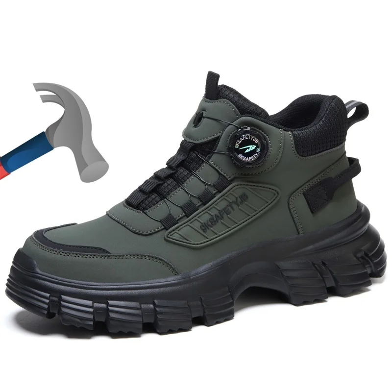 Fashion Safety Work Sneakers Shoes Men Boots Puncture-Proof Work Boots Indestructible Shoes Security Protection Shoes Non-slip
Fashion Safety Work Sneakers Shoes Men Boots Puncture-Proof Work Boots Indestructible Shoes Security Protection Shoes Non-slip