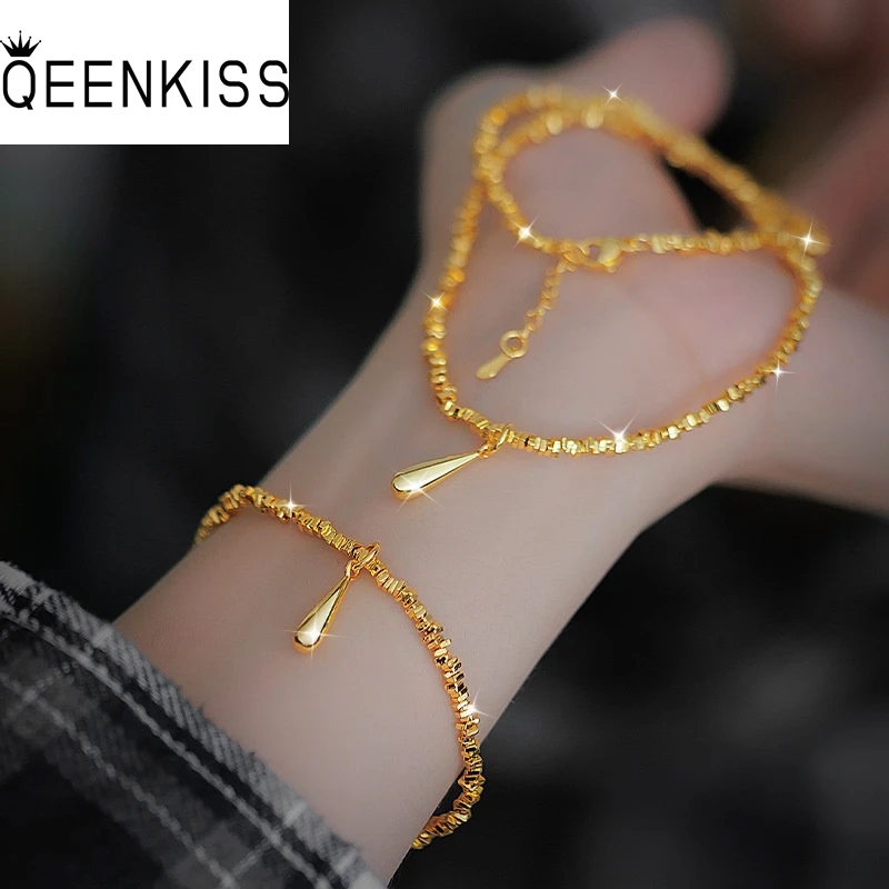 QEENKISS Gold Shiny Necklace+Bracelet For Women Female Wedding Party Birthday Christmas Bride Mother Girlfriend Lady Gifts JS580
QEENKISS Gold Shiny Necklace+Bracelet For Women Female Wedding Party Birthday Christmas Bride Mother Girlfriend Lady Gifts JS580