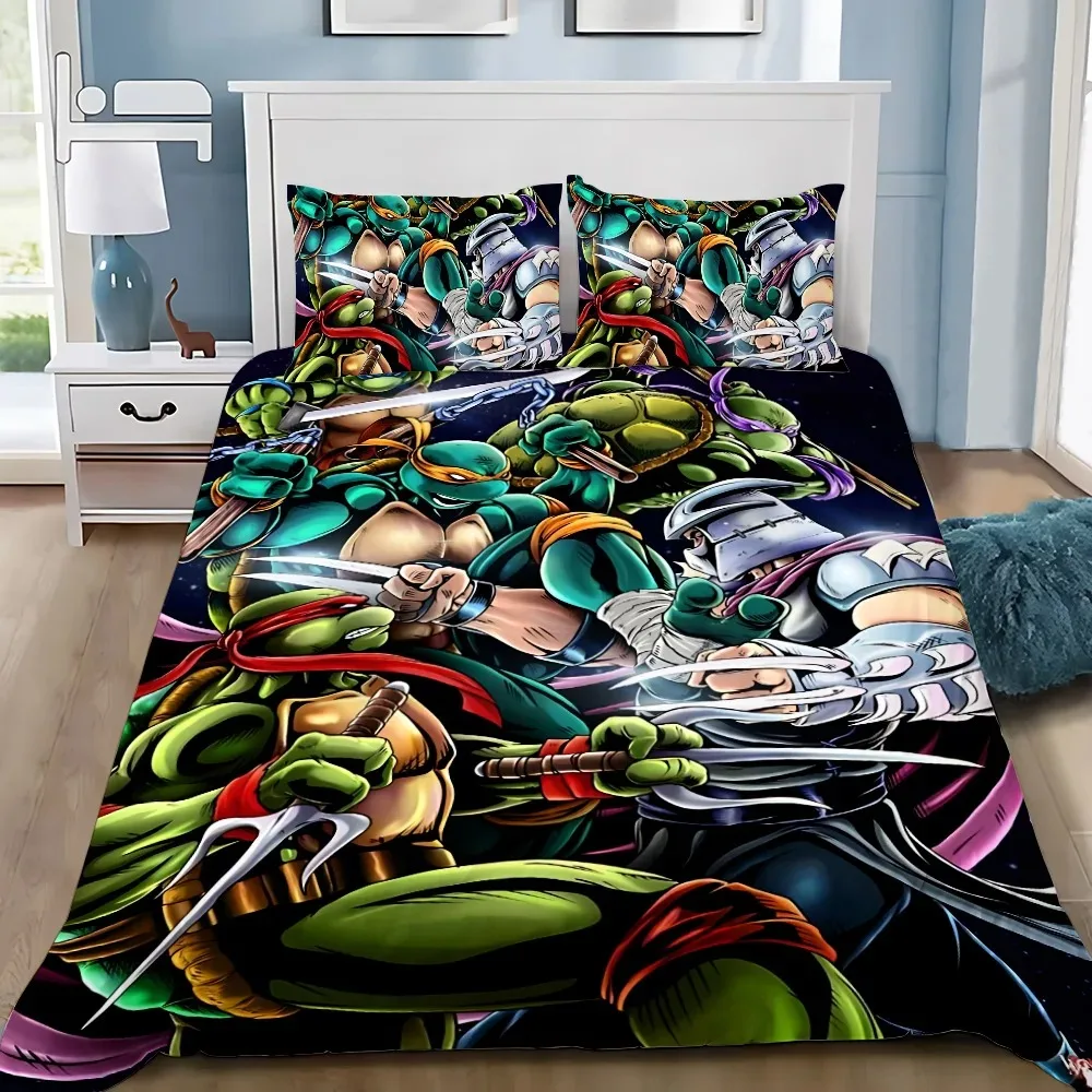 Пододеяльник N-Ninja черепахи наволочка комплект постельного белья для подростков Mutant для взрослых мальчиков и девочек украшение для спальни детский одинарный двойной размер
Пододеяльник N-Ninja черепахи наволочка комплект постельного белья для подростков Mutant для взрослых мальчиков и девочек украшение для спальни детский одинарный двойной размер