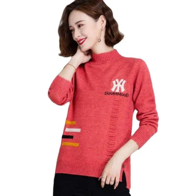 Fleece Half High Collar Sweater Female Loose Wear Out Short New 2022 Autumn Winter Wild Ladies Keep Warm Knitting Hit End Shirt
Fleece Half High Collar Sweater Female Loose Wear Out Short New 2022 Autumn Winter Wild Ladies Keep Warm Knitting Hit End Shirt