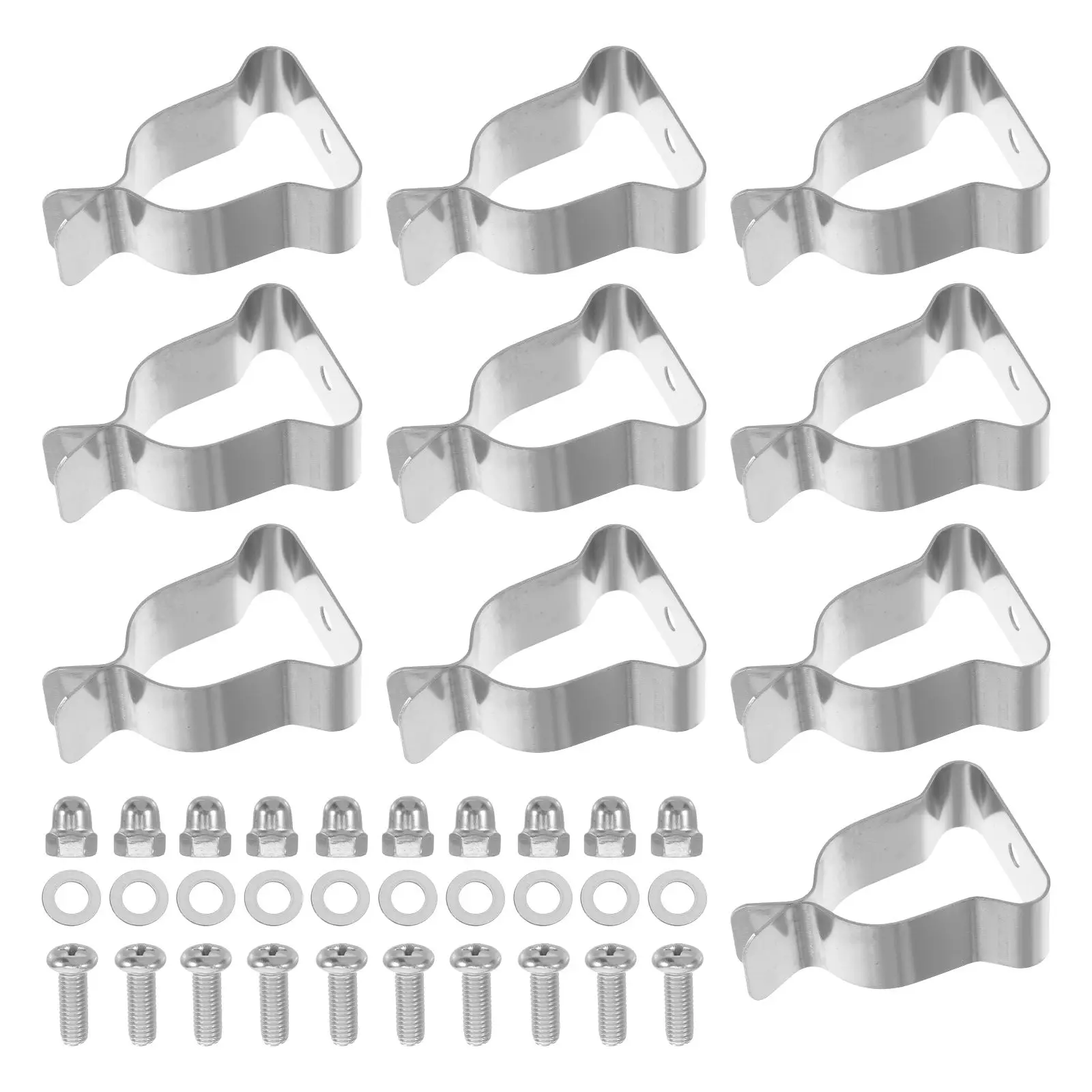 10 Pcs Window Well Fixing Clip Hardware Spring Clips Replacement Parts Cover Component
10 Pcs Window Well Fixing Clip Hardware Spring Clips Replacement Parts Cover Component