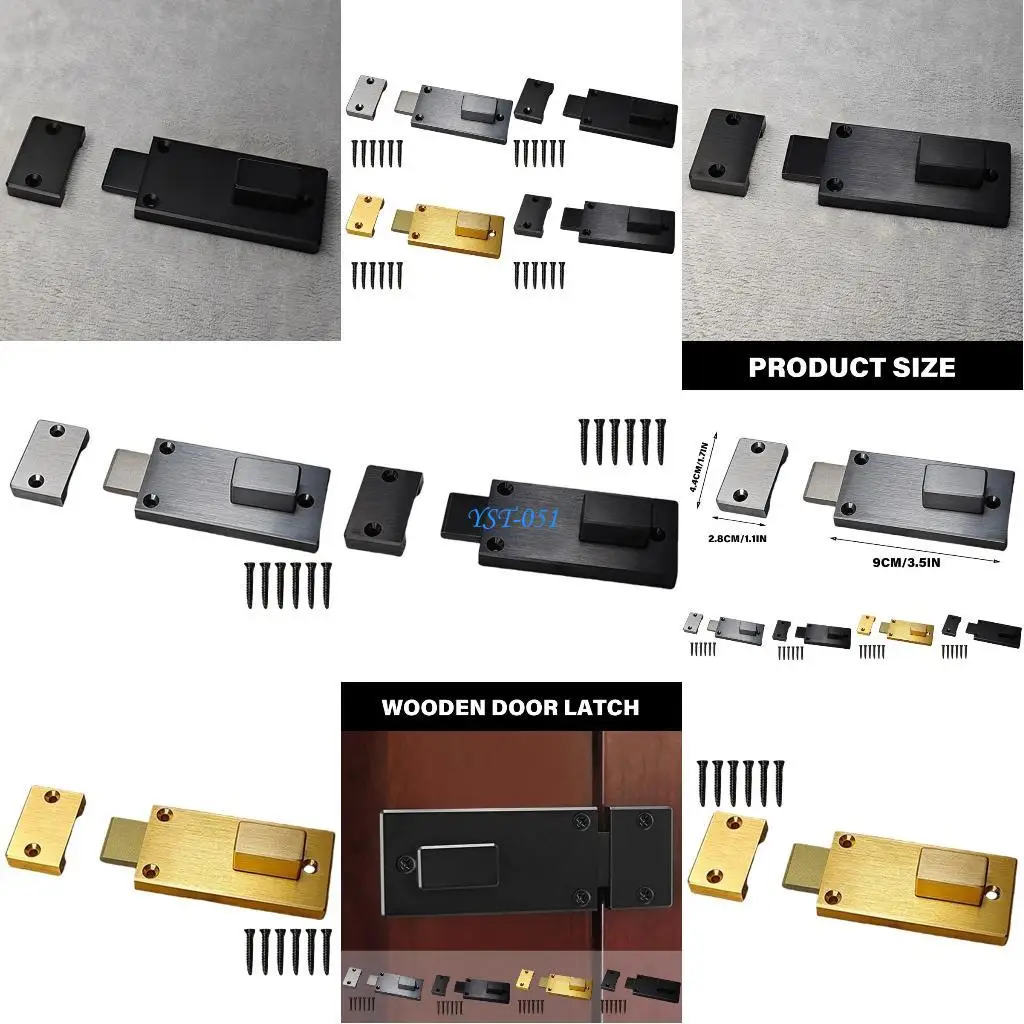 E15A Upgrades Aluminum Door Lock Bolt Home Safe Bolt Easy to Install Door Bolt set
E15A Upgrades Aluminum Door Lock Bolt Home Safe Bolt Easy to Install Door Bolt set