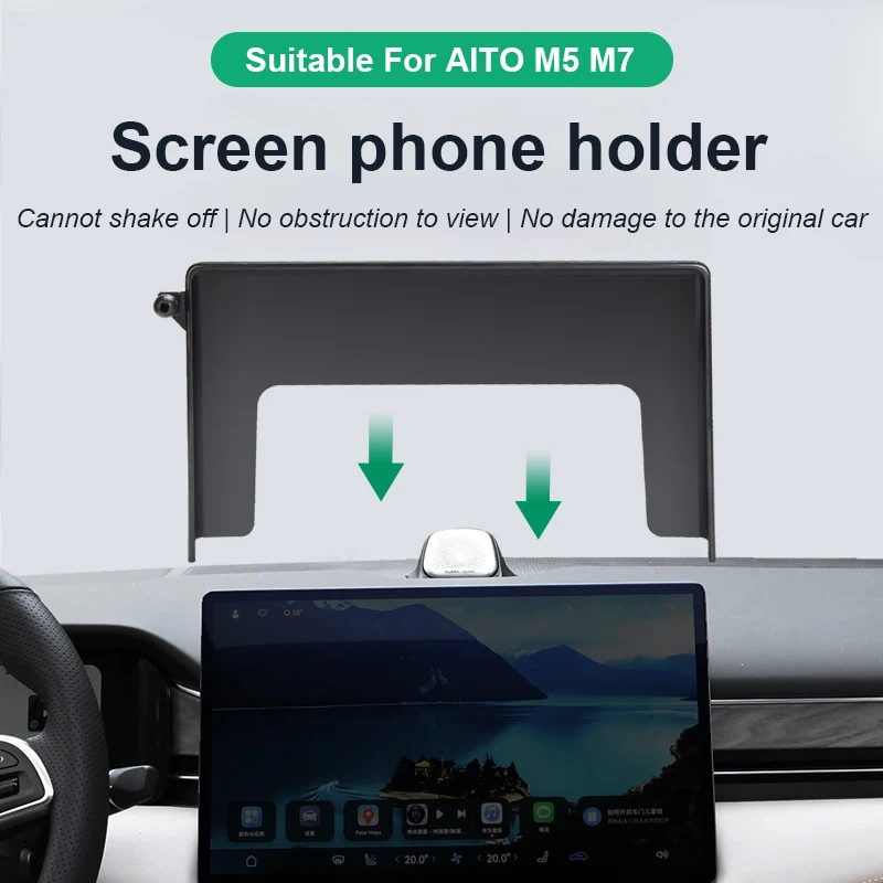 For AITO M5 M7 Phone Stand Holder In Car Telefono Mount Screen Bracket Support Gravity/Wireless charging/Magnetic Stand
For AITO M5 M7 Phone Stand Holder In Car Telefono Mount Screen Bracket Support Gravity/Wireless charging/Magnetic Stand