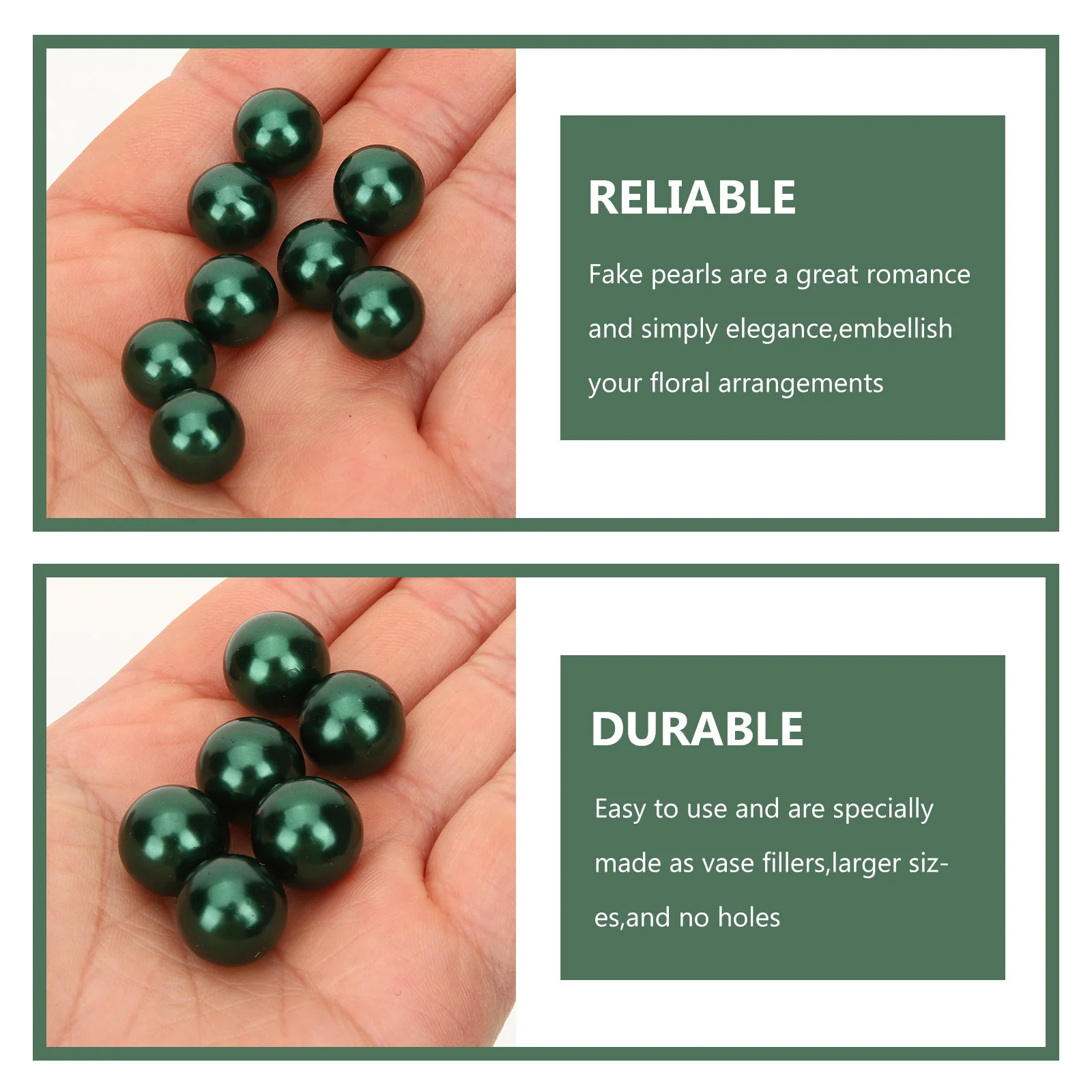 1Set Artificial Pearl Beads No Hole Smooth Surface Faux Pearls Vase Filler DIY Party Decoration Artificial Pearls
1Set Artificial Pearl Beads No Hole Smooth Surface Faux Pearls Vase Filler DIY Party Decoration Artificial Pearls