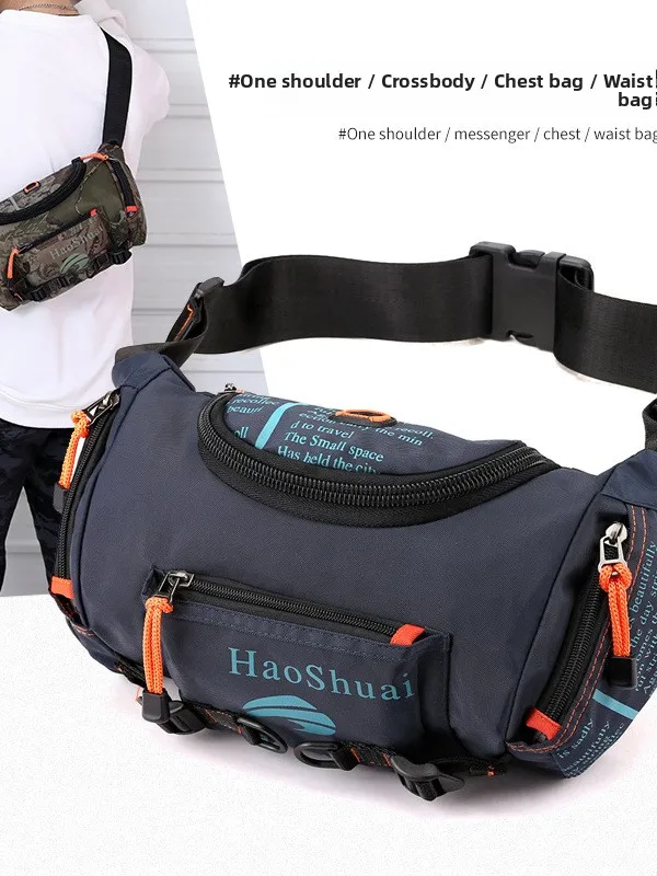 Outdoor Sports Men's Large Capacity Waist Bag Waterproof Fanny Pack Cycling Mountaineering Single Shoulder Crossbody Bag
Outdoor Sports Men's Large Capacity Waist Bag Waterproof Fanny Pack Cycling Mountaineering Single Shoulder Crossbody Bag