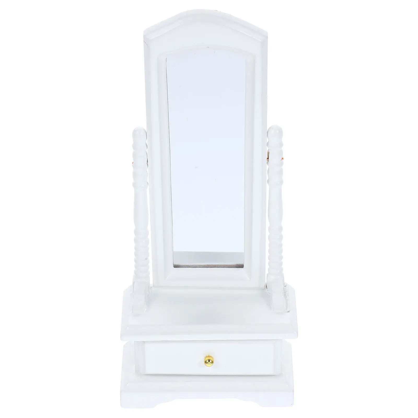 Mini Dressing Mirror Wood Vintage Style Miniature Furniture Dollhouse Decoration Pretend Play Miniature Mirrors Accessories
Mini Dressing Mirror Wood Vintage Style Miniature Furniture Dollhouse Decoration Pretend Play Miniature Mirrors Accessories