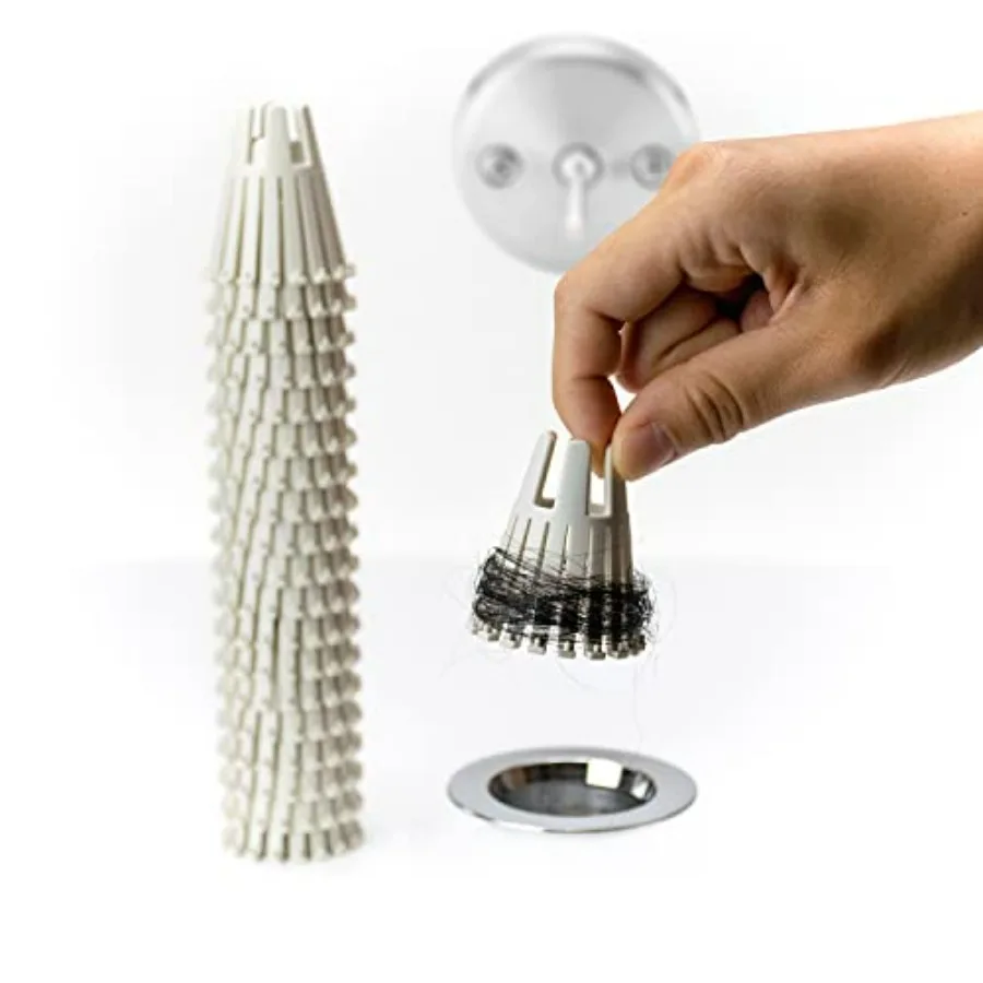 Disposable 20 Pack Bathtub Hair Catcher Strainer Trap for Size 1.75 inch Tub Drain Eco-Friendly Bioplastic
Disposable 20 Pack Bathtub Hair Catcher Strainer Trap for Size 1.75 inch Tub Drain Eco-Friendly Bioplastic