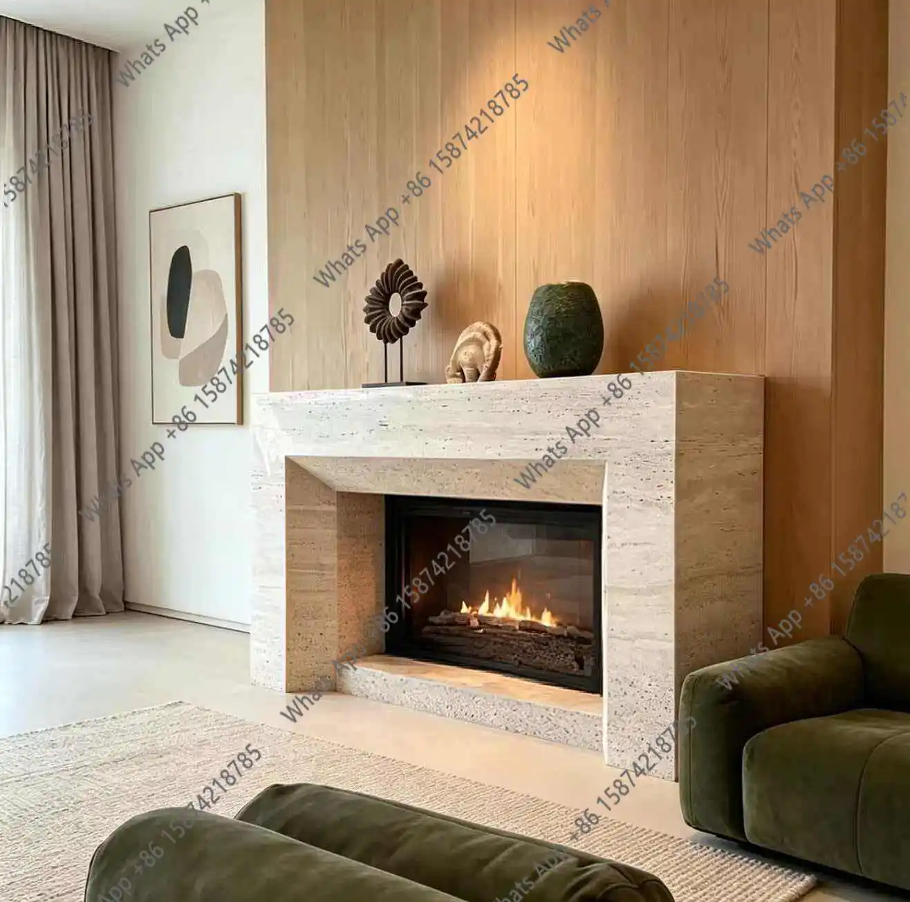 natural travertine mantel Nordic minimalist wabi-sandy wind simple living room fireplace cabinet entrance entrance platform
natural travertine mantel Nordic minimalist wabi-sandy wind simple living room fireplace cabinet entrance entrance platform