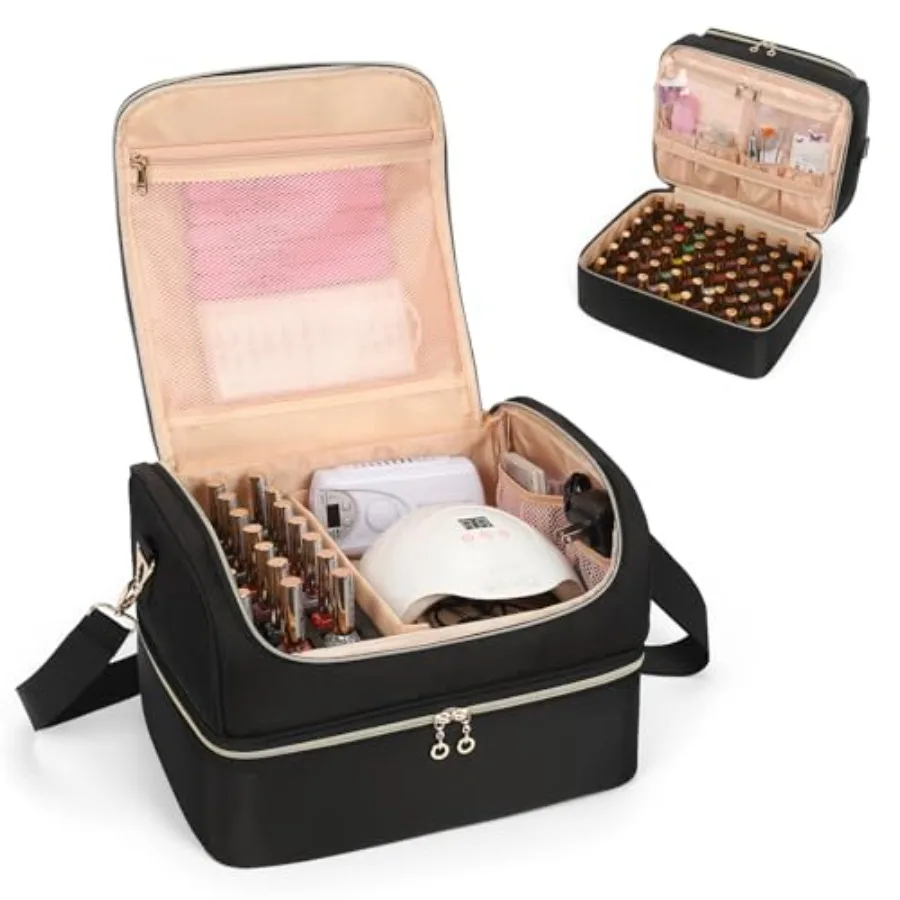 Органайзер для лаков для ногтей, кейс для хранения и организации для мастеров маникюра, вмещает 69 флаконов лака и лампу для сушки, дорожный набор для маникюра
Органайзер для лаков для ногтей, кейс для хранения и организации для мастеров маникюра, вмещает 69 флаконов лака и лампу для сушки, дорожный набор для маникюра