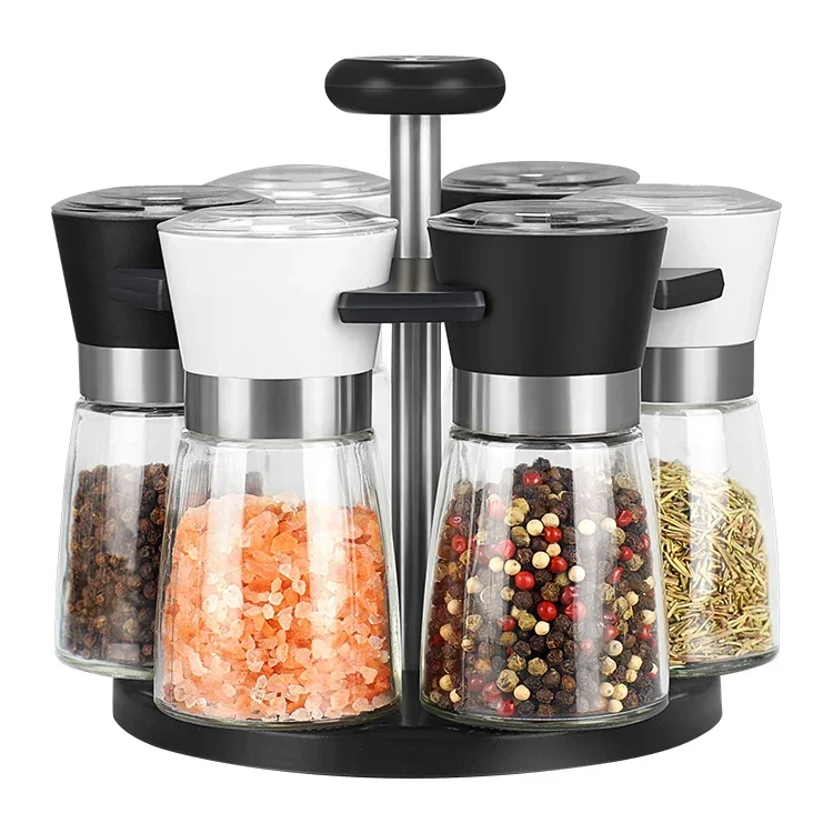Carousel Stainless Steel Spice Rack Stand Holder for Pepper and Salt Mill Grinder Set
Carousel Stainless Steel Spice Rack Stand Holder for Pepper and Salt Mill Grinder Set