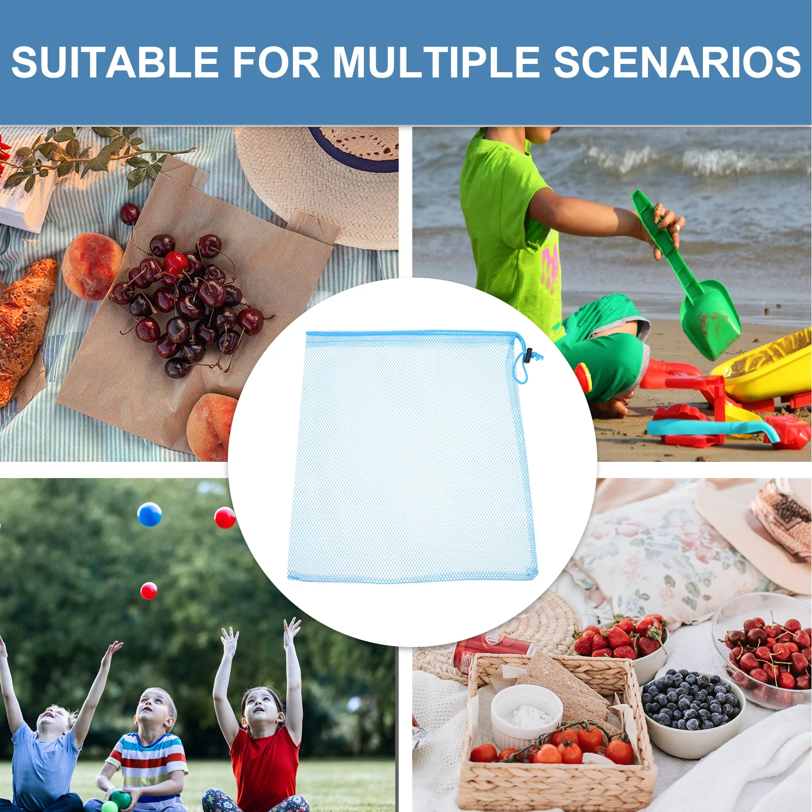 6pcs Mesh Portable Travel Storage Pouch Portable Vegetable Travel Fitness String Drawstring Drawstring Bag Bag
6pcs Mesh Portable Travel Storage Pouch Portable Vegetable Travel Fitness String Drawstring Drawstring Bag Bag