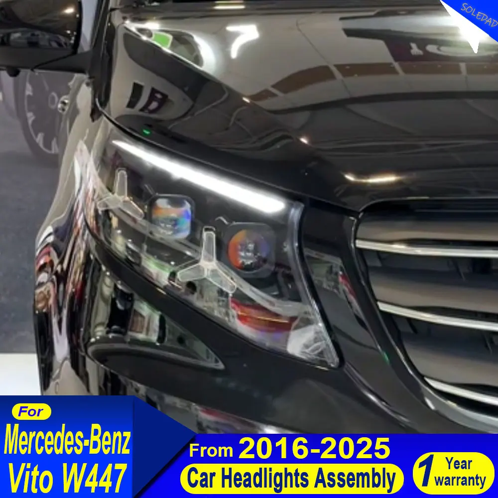 Plug and Play For Benz Vito W447 V-Class 2016-2025 Auto Headlights Assembly Upgrade New Style Startup EffectHigh Quality
Plug and Play For Benz Vito W447 V-Class 2016-2025 Auto Headlights Assembly Upgrade New Style Startup EffectHigh Quality
