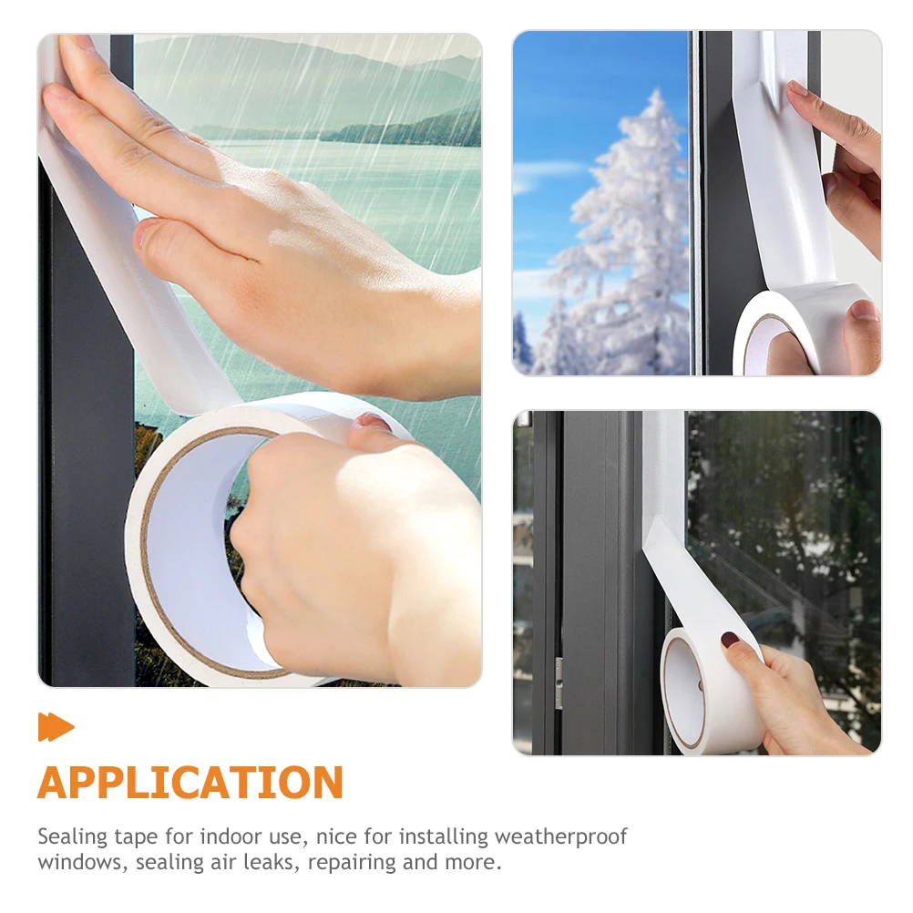 4 Rolls Self Adhesive Sealing Tape Weatherproof Door Window Insulation Winter Seal Strong Adhesion Fabric Glue Indoor
4 Rolls Self Adhesive Sealing Tape Weatherproof Door Window Insulation Winter Seal Strong Adhesion Fabric Glue Indoor