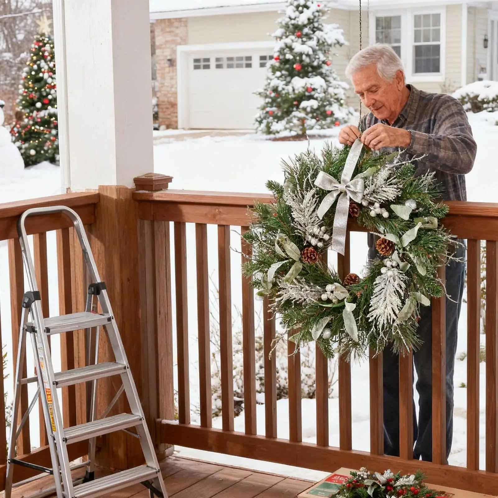 Рождественский венок, подвесная зелень, реалистичная искусственная входная дверь, Рождественский венок для наружного окна, каминная стена ресторана
Рождественский венок, подвесная зелень, реалистичная искусственная входная дверь, Рождественский венок для наружного окна, каминная стена ресторана