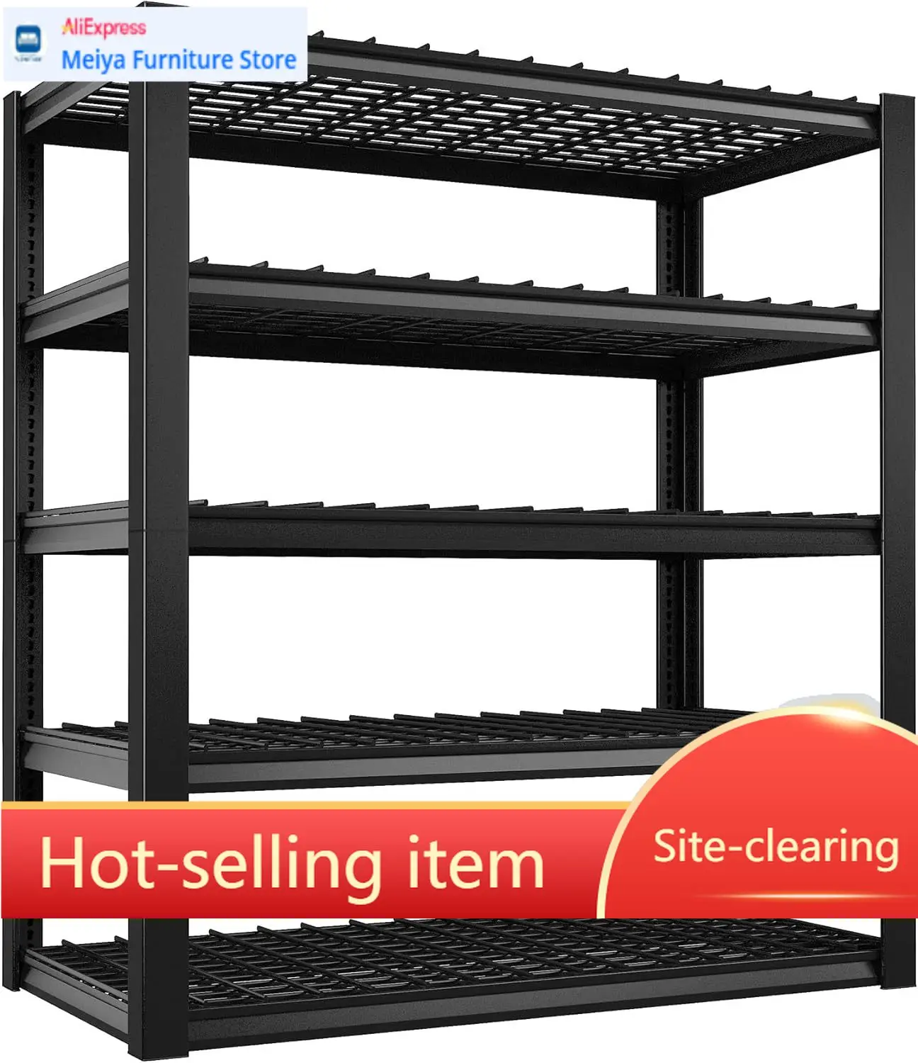 Metal Storage Shelves Adjustable Tier Garage Warehouse Workshop Basement
Metal Storage Shelves Adjustable Tier Garage Warehouse Workshop Basement