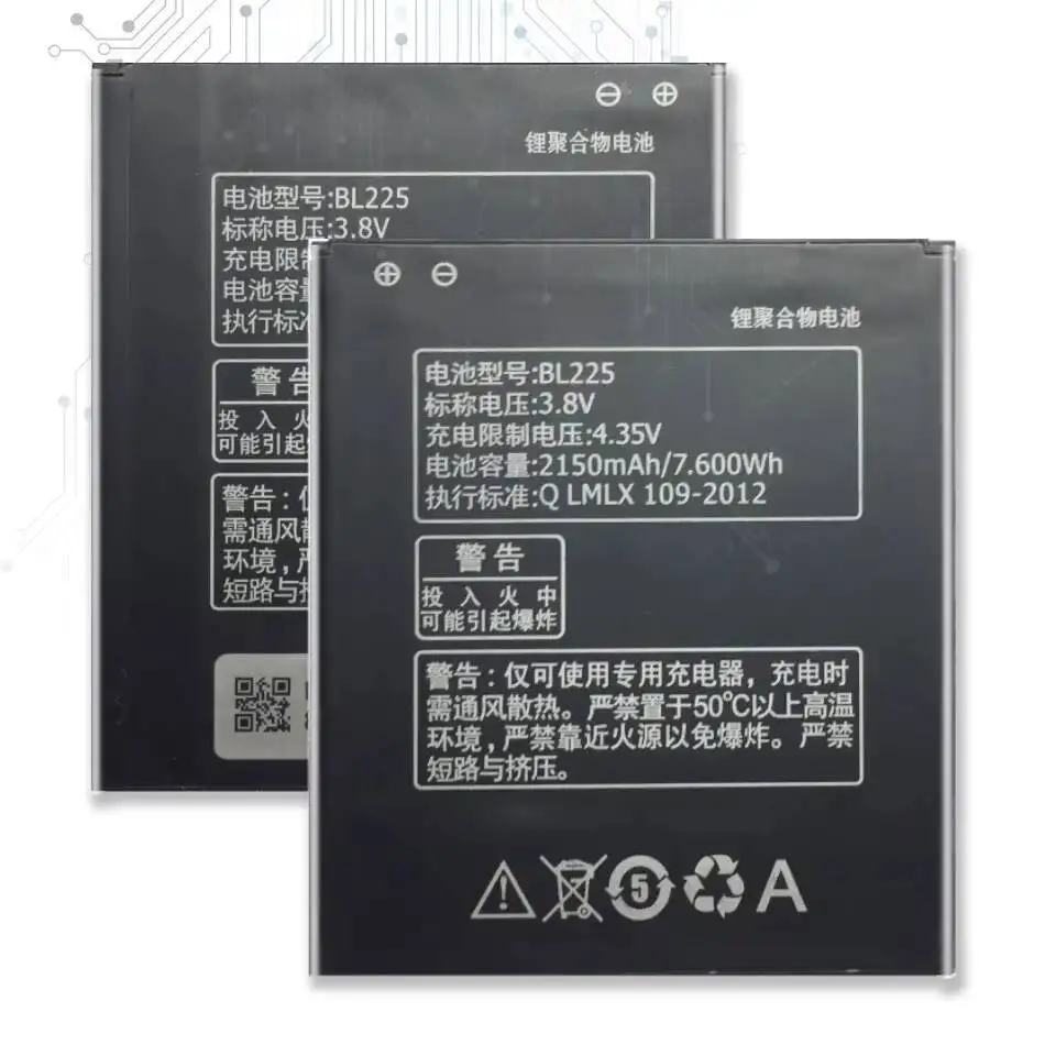 High-Efficiency BL225 2150Mah For Lenovo A785E A858 A858t Mobile Phone Battery
High-Efficiency BL225 2150Mah For Lenovo A785E A858 A858t Mobile Phone Battery