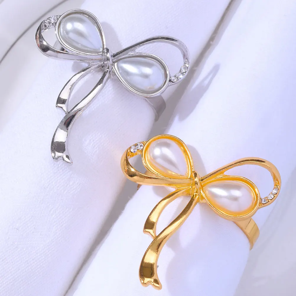 6pcs Alloy Napkin Rings Elegant Bow Shape Design Rhinestones Silver Thanksgiving Table Decor Napkin Holder Buckles
6pcs Alloy Napkin Rings Elegant Bow Shape Design Rhinestones Silver Thanksgiving Table Decor Napkin Holder Buckles