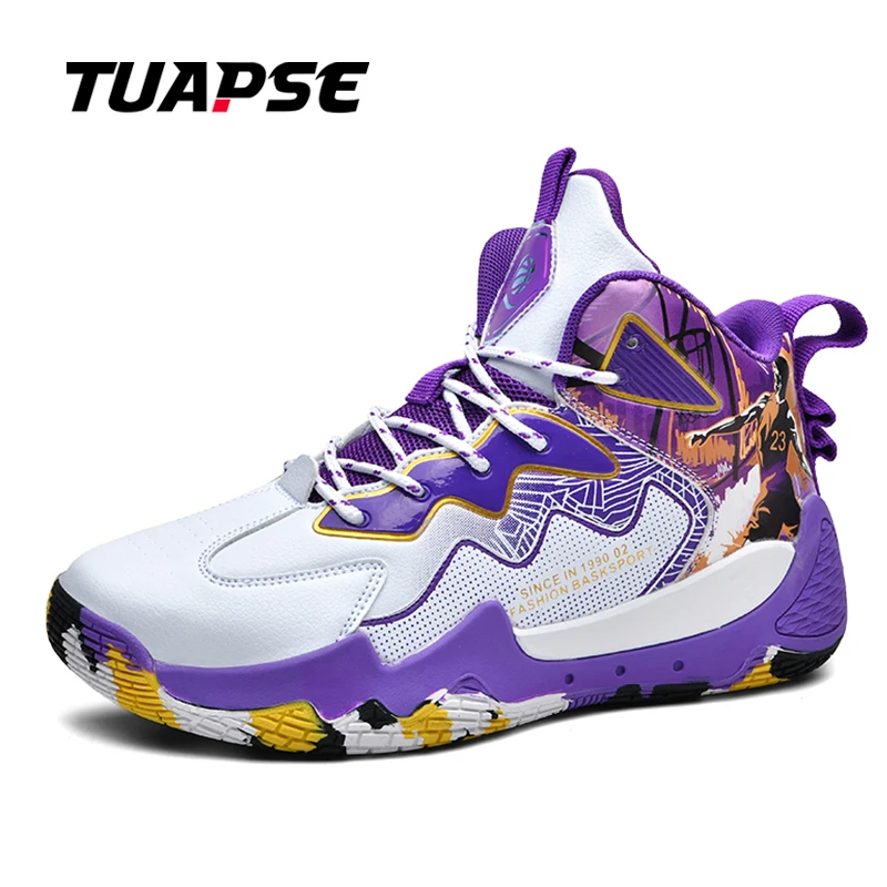 TUAPSE PU Leather Basketball Shoes Summer Quality Ultra-Light Comfortable Soft Mesh Breathable Anti-Slip Casual Sneakers
TUAPSE PU Leather Basketball Shoes Summer Quality Ultra-Light Comfortable Soft Mesh Breathable Anti-Slip Casual Sneakers