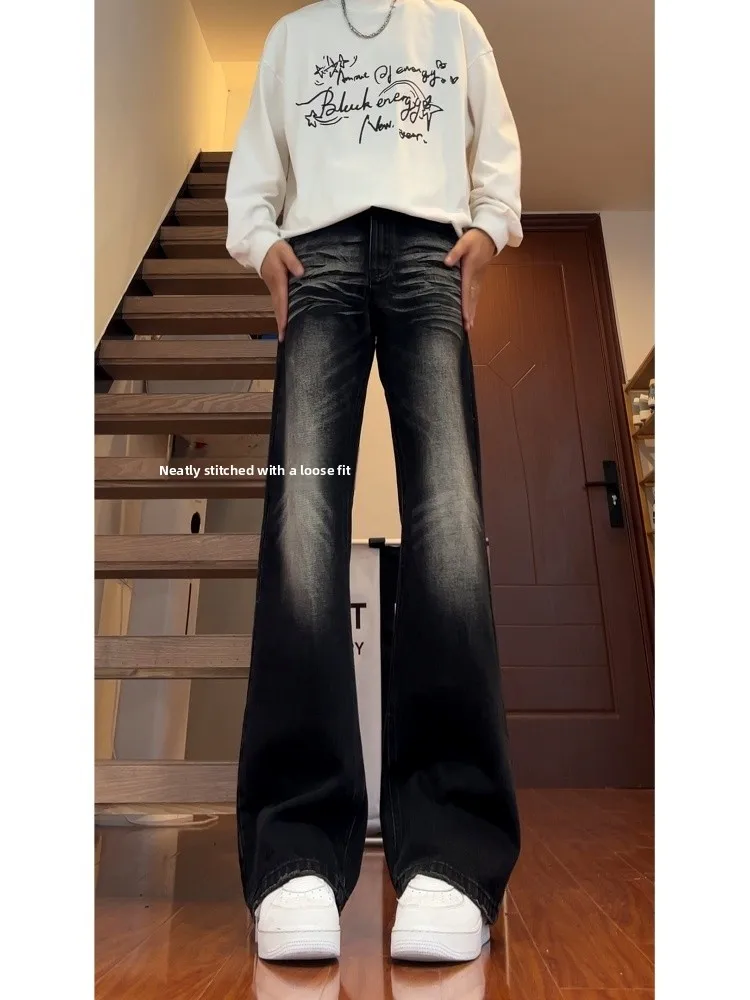 Винтажные мужские джинсы Waed, свободные прямые брюки-клеш, летние модные американские брюки Cleanfit, молодежная одежда
Винтажные мужские джинсы Waed, свободные прямые брюки-клеш, летние модные американские брюки Cleanfit, молодежная одежда