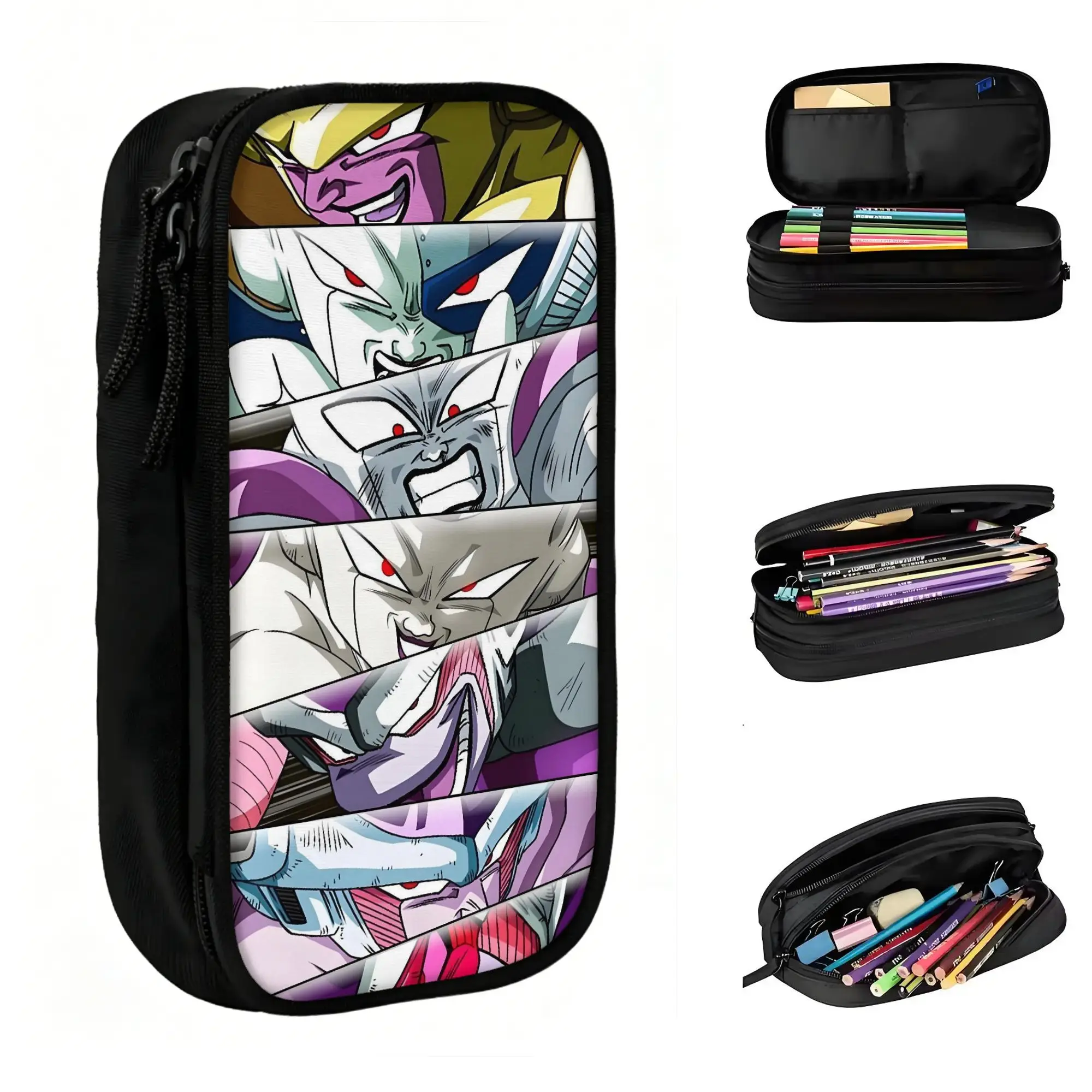 Custom Frieza Manga Cartoon Pencil Cases for Girls Boys Large Capacity Comics Pen Bag Box School Supplies
Custom Frieza Manga Cartoon Pencil Cases for Girls Boys Large Capacity Comics Pen Bag Box School Supplies