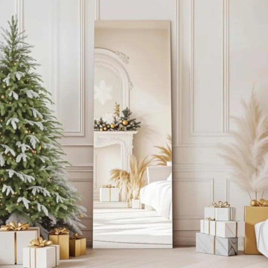 Full Length Mirror, 56x18 Floor Mirror w/Distortion Free, HD Reflection, Standing or Leaning Full Body Mirror for Bedroom, Hang
Full Length Mirror, 56x18 Floor Mirror w/Distortion Free, HD Reflection, Standing or Leaning Full Body Mirror for Bedroom, Hang