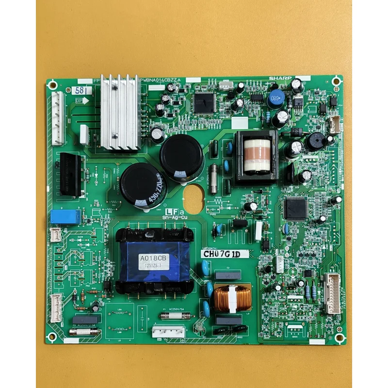 Материнская плата для холодильника Sharp QPWBNA014CBZZ, основная плата CH05J8 FPWB-A571CBKZ 581 
Материнская плата для холодильника Sharp QPWBNA014CBZZ, основная плата CH05J8 FPWB-A571CBKZ 581
