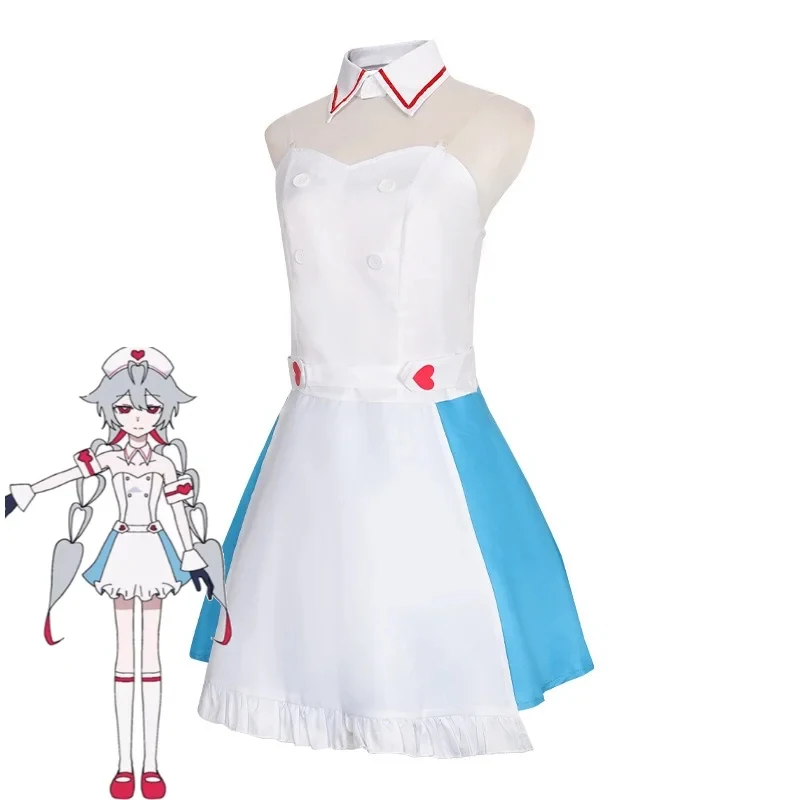 Euro 7 Cos Pinocchio Ai Zokusei Cosplay Costume Virtual Singer White Dress Gloves Accessory Set Women Halloween Comic Con Outfit
Euro 7 Cos Pinocchio Ai Zokusei Cosplay Costume Virtual Singer White Dress Gloves Accessory Set Women Halloween Comic Con Outfit