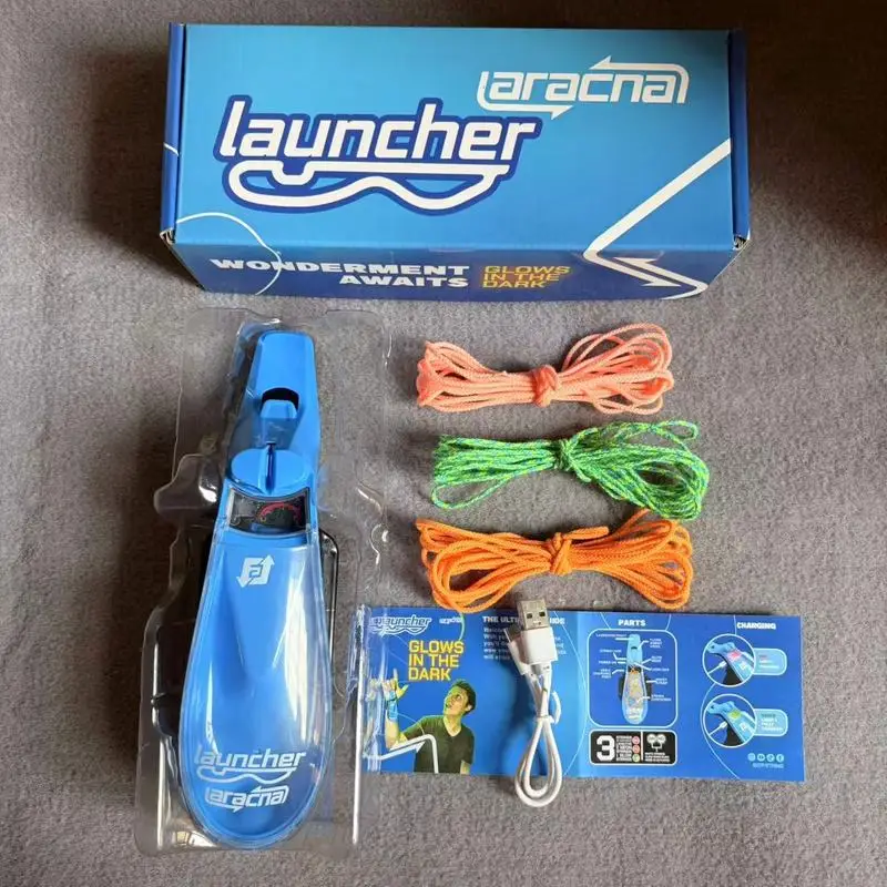 Electric Spider Web Launcher Glow In The Dark Retractable Luminous Rope Rechargeable Usb Stress Relief For Pet Play Toy Gift
Electric Spider Web Launcher Glow In The Dark Retractable Luminous Rope Rechargeable Usb Stress Relief For Pet Play Toy Gift