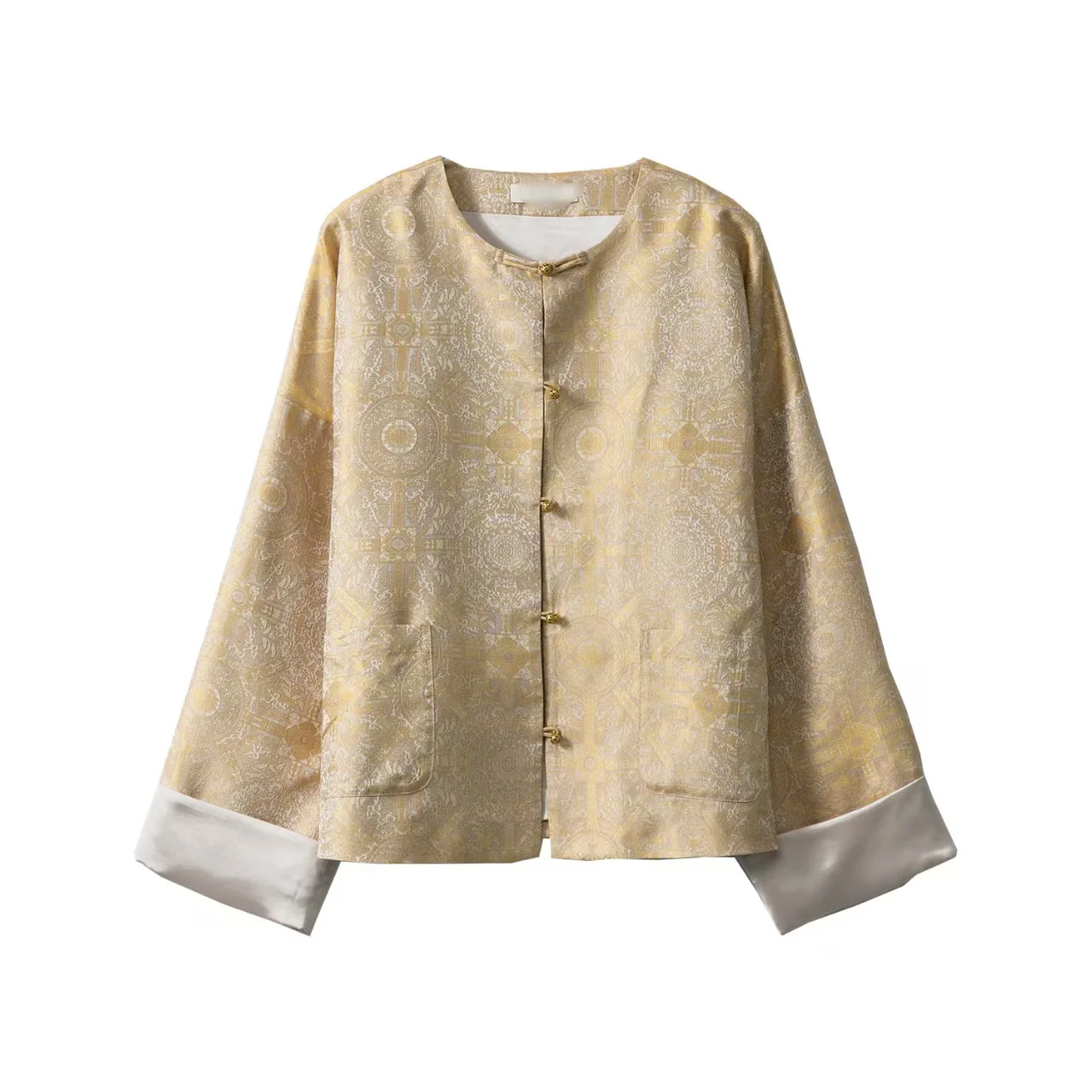 Chinese style silk embroidery high-end coat The new Hanfu style is comfortable and soft luxury jacket
Chinese style silk embroidery high-end coat The new Hanfu style is comfortable and soft luxury jacket