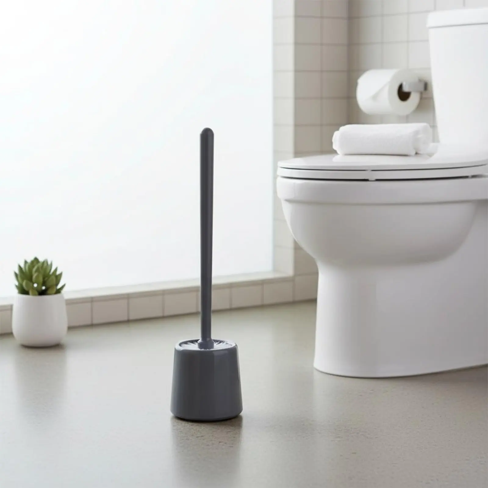 Toilet Brush Set with Base Freestanding Standing Toilet Brush and Holder Set
Toilet Brush Set with Base Freestanding Standing Toilet Brush and Holder Set