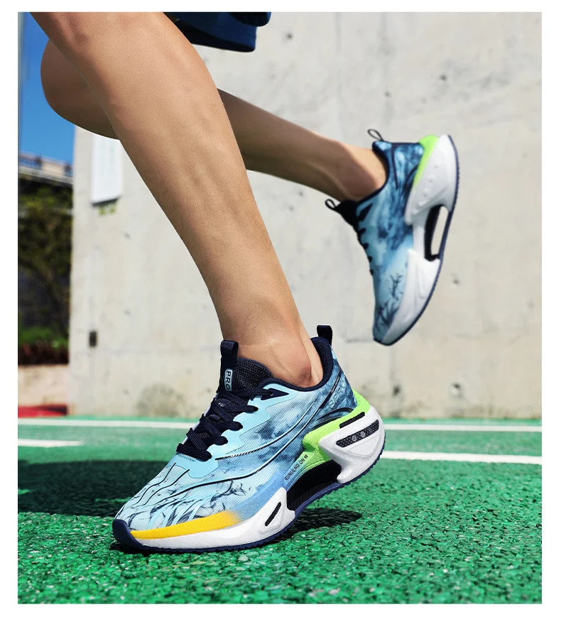 Summer popular fashion versatile non-slip wear-resistant high-elastic breathable sweat-wicking running sports shoes 11 Sbe40e206196e446eac52acdc86f5f0e9P