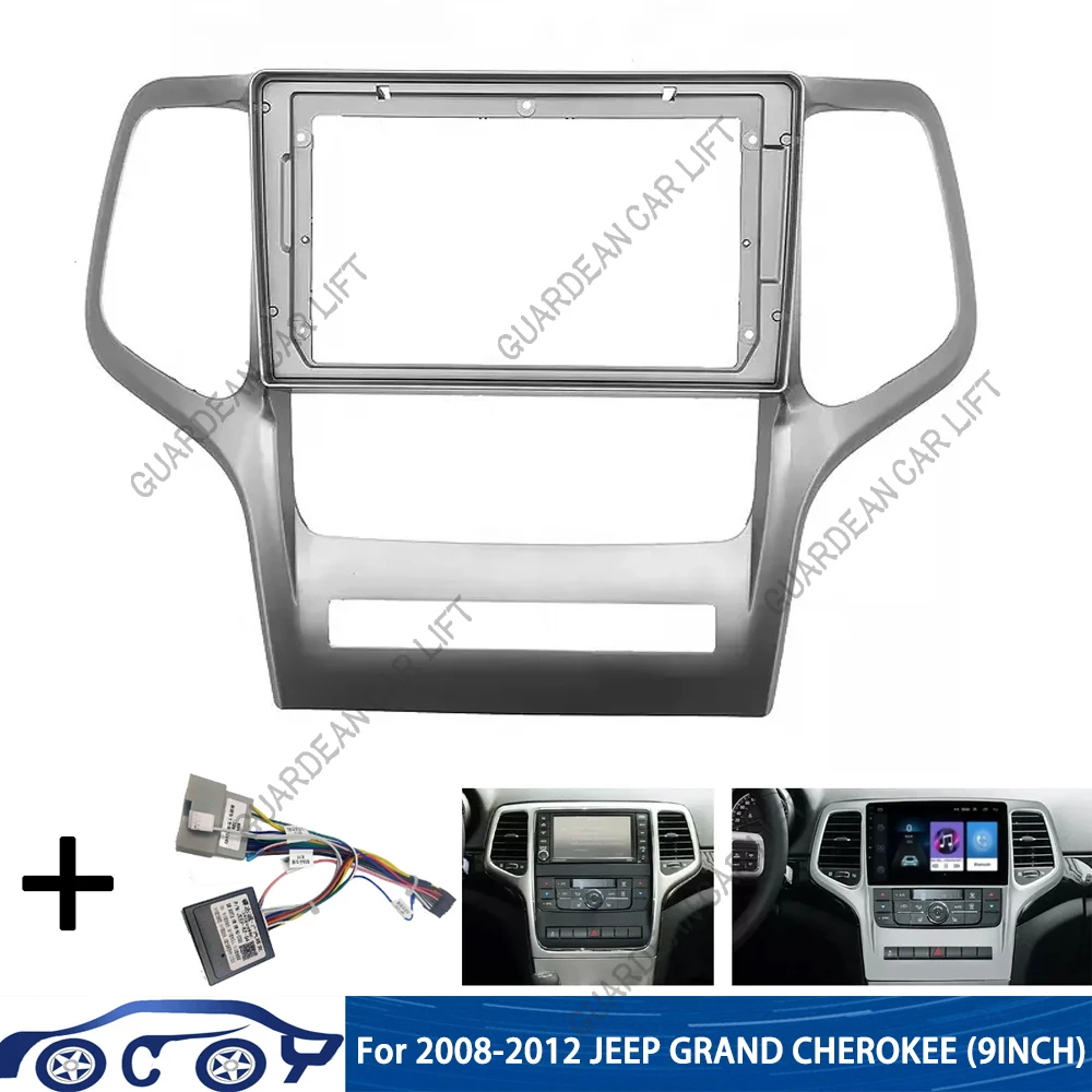 For 2008-2012 JEEP GRAND CHEROKEE (9 Inch) Car Radio Fascias Installation Dash Frame 2 Din Panel DVD Gps Mp5 Android Player Trim
For 2008-2012 JEEP GRAND CHEROKEE (9 Inch) Car Radio Fascias Installation Dash Frame 2 Din Panel DVD Gps Mp5 Android Player Trim